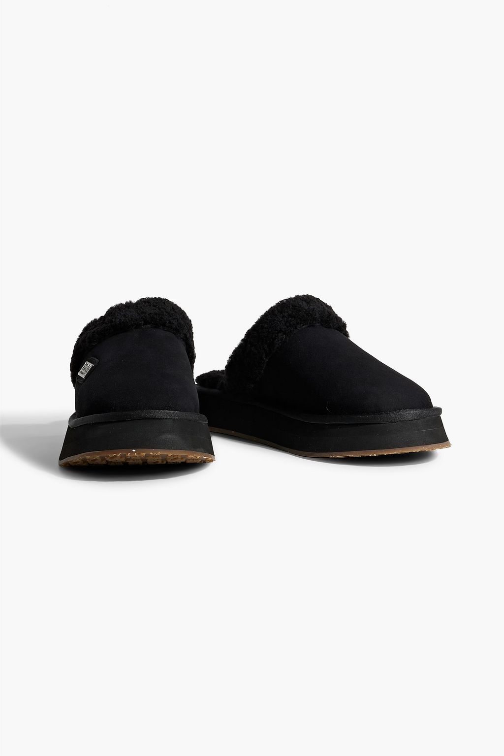 AUSTRALIA LUXE COLLECTIVE Shearling platform slippers