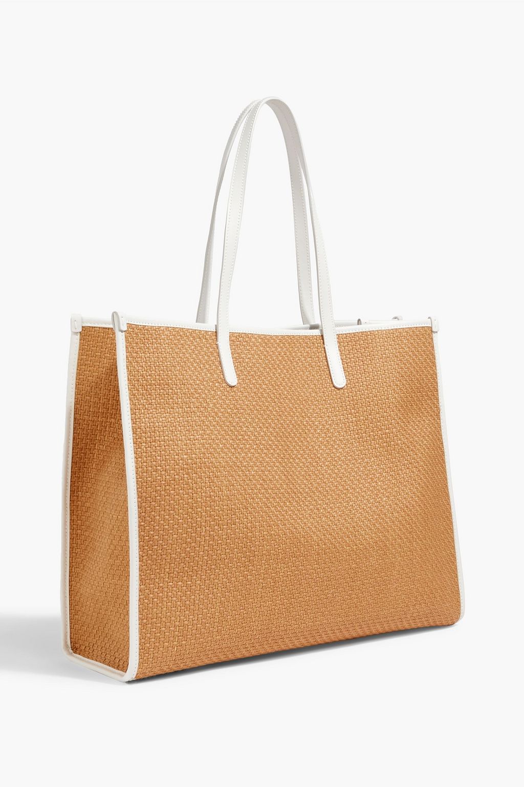 DOLCE&GABBANA Embroidered raffia tote