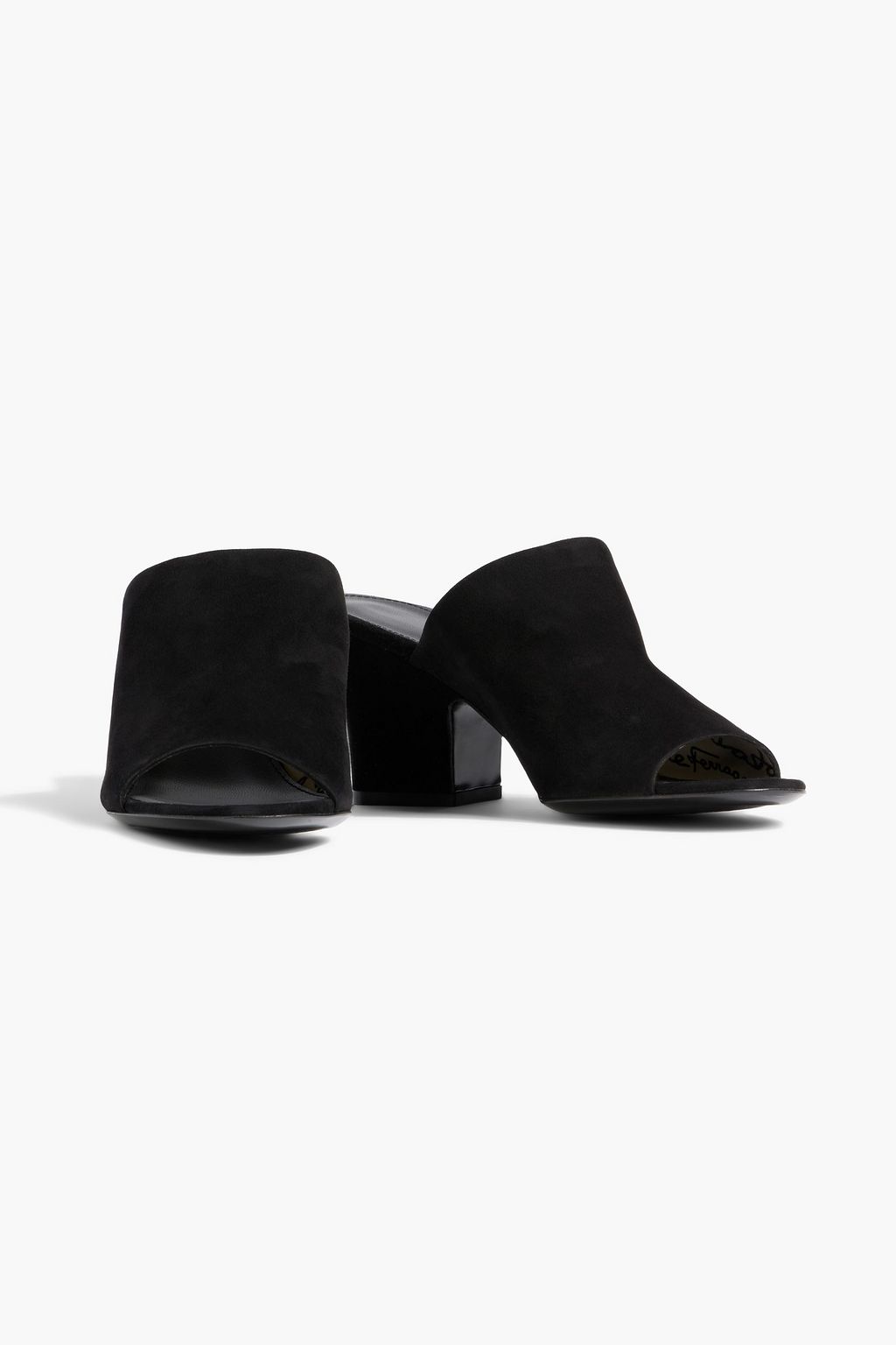 FERRAGAMO Sophie suede mules