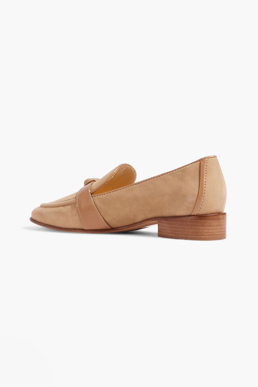ALEXANDRE BIRMAN Clarita bow-embellished suede loafers