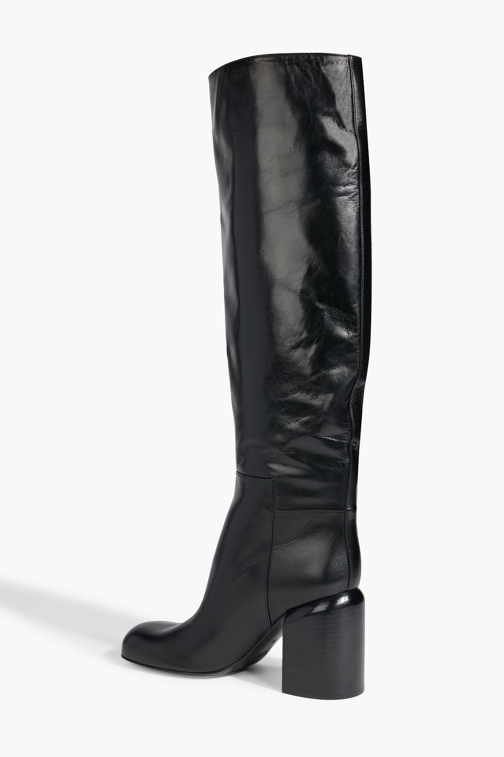 JIL SANDER Leather knee boots