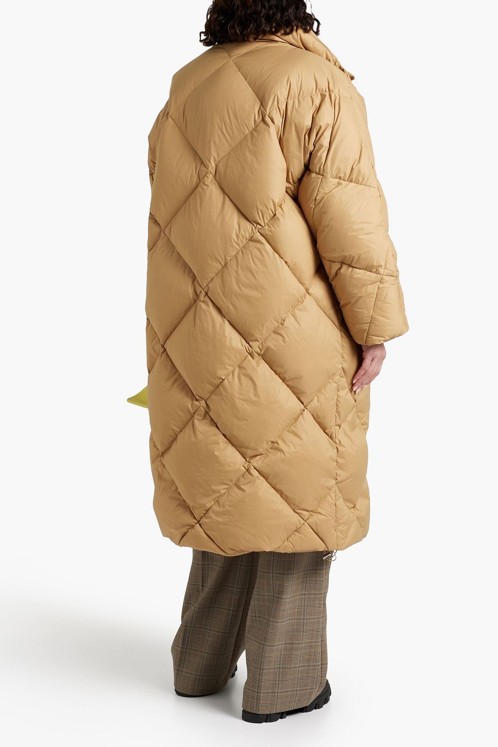 STAND STUDIO Anissa oversized quilted shell down coat