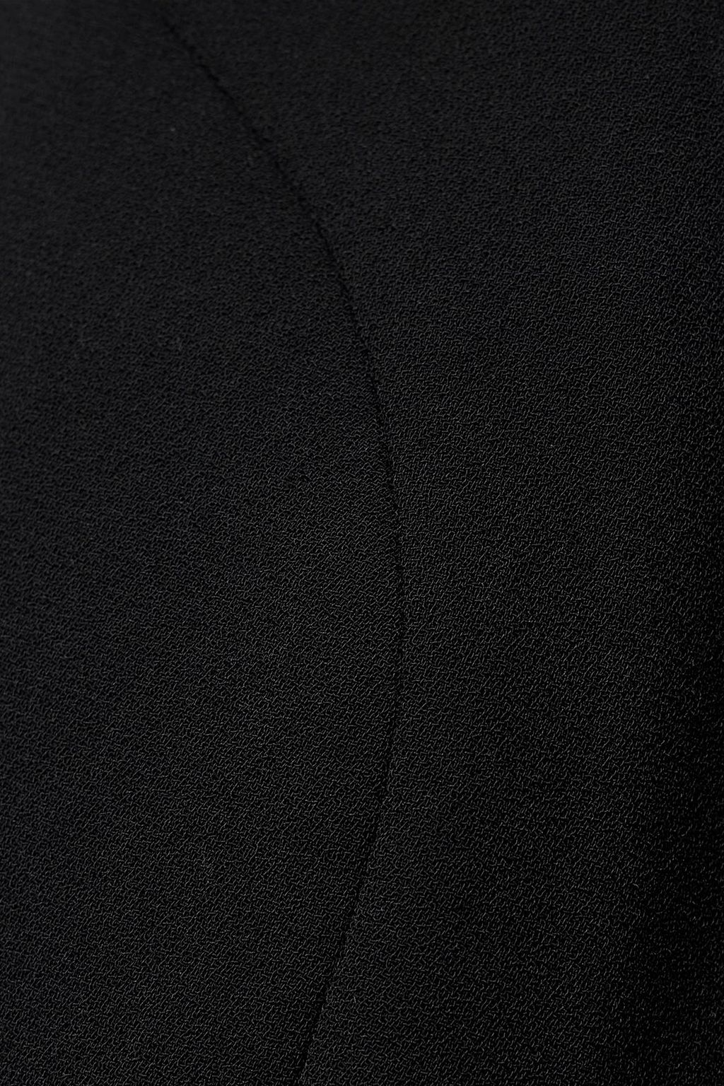 MÔNOT Open-back cutout crepe gown