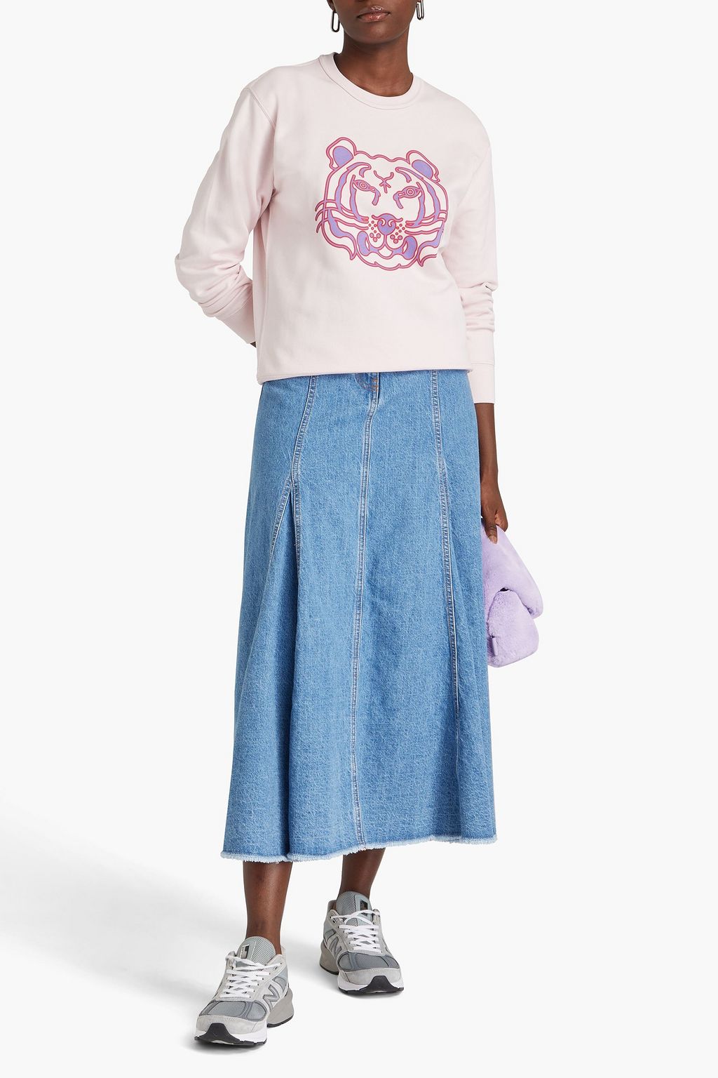 KENZO Logo-print French cotton-terry sweatshirt