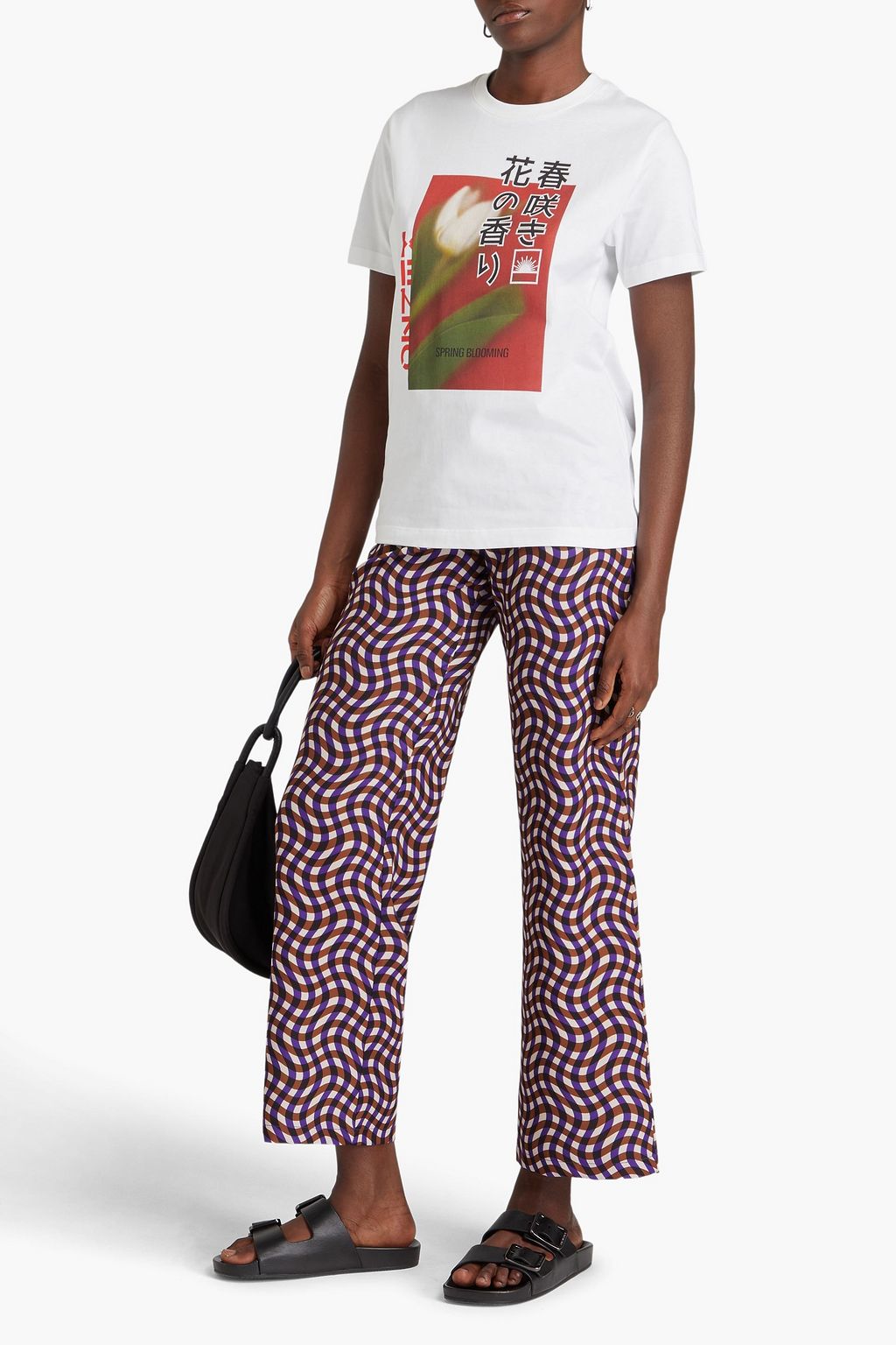 KENZO コットンジャージー Ｔシャツ プリント入り