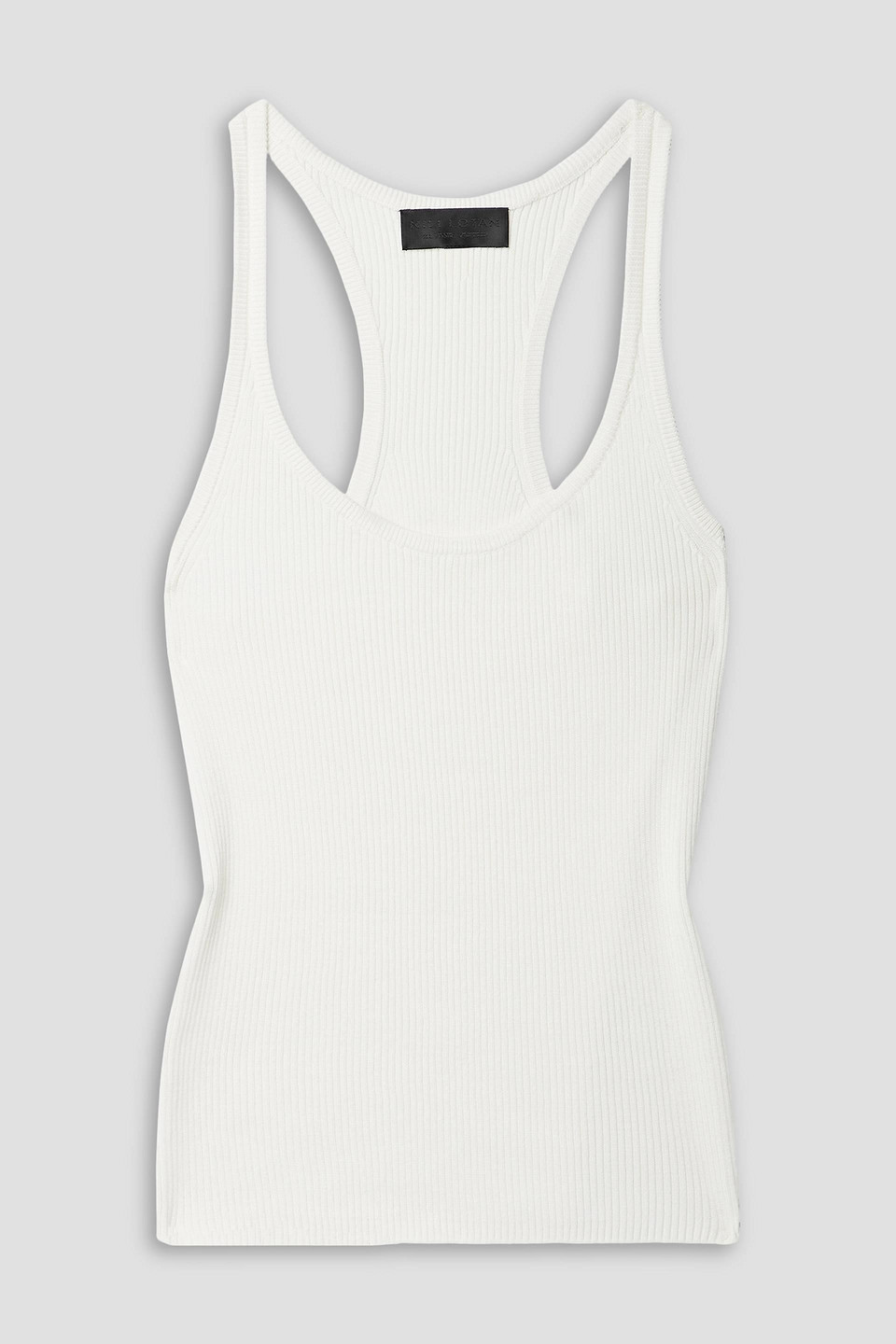 Caden ribbed cotton-jersey tank