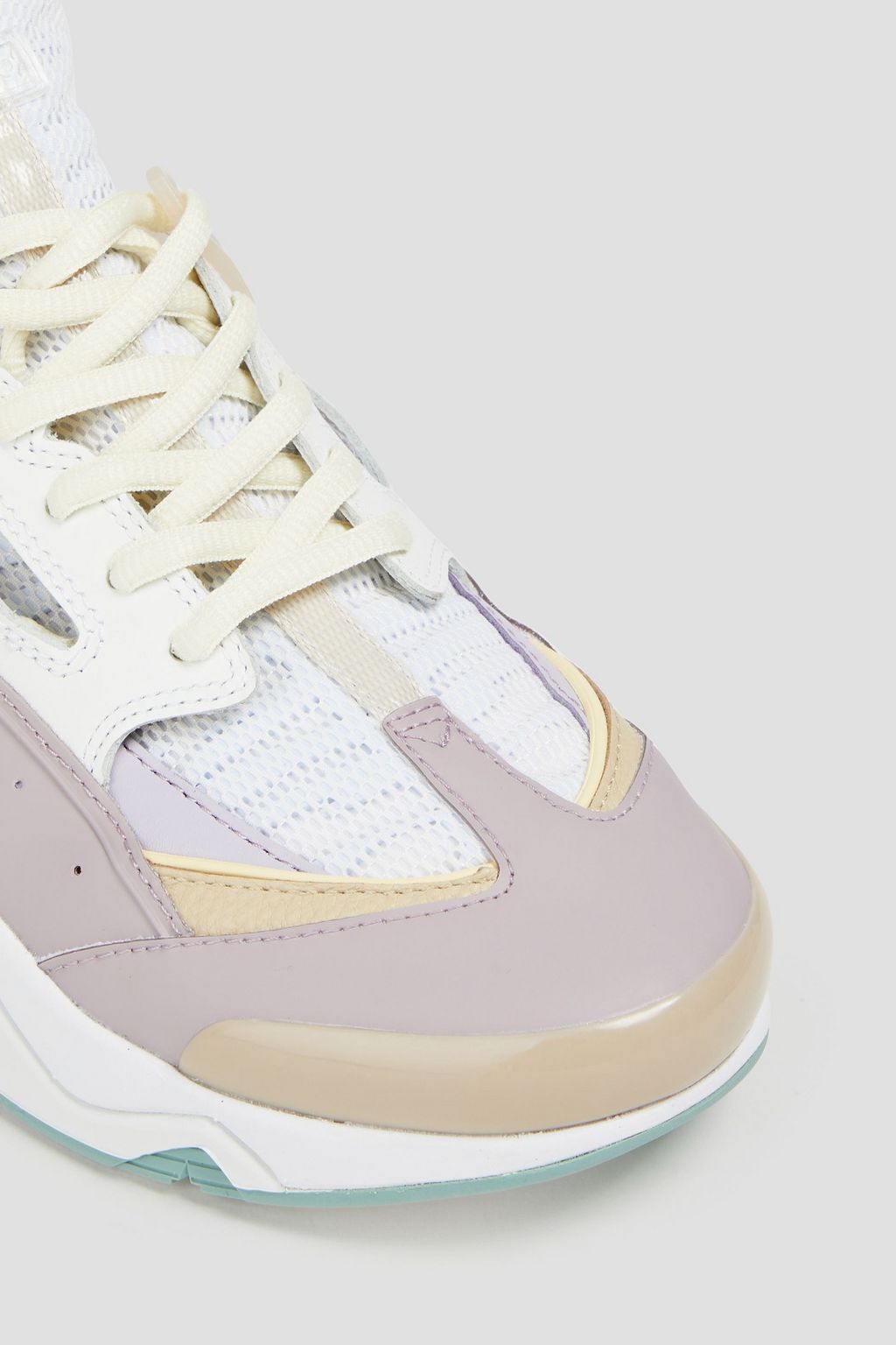 KENZO Sonic faux leather and mesh sneakers
