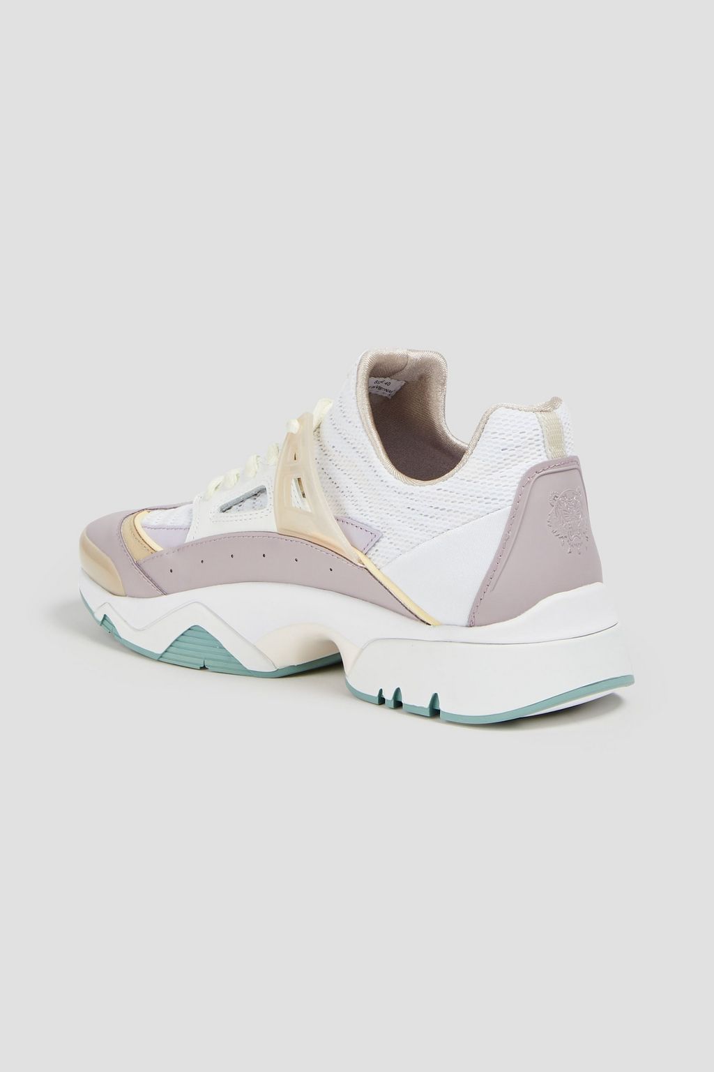 KENZO Sonic faux leather and mesh sneakers