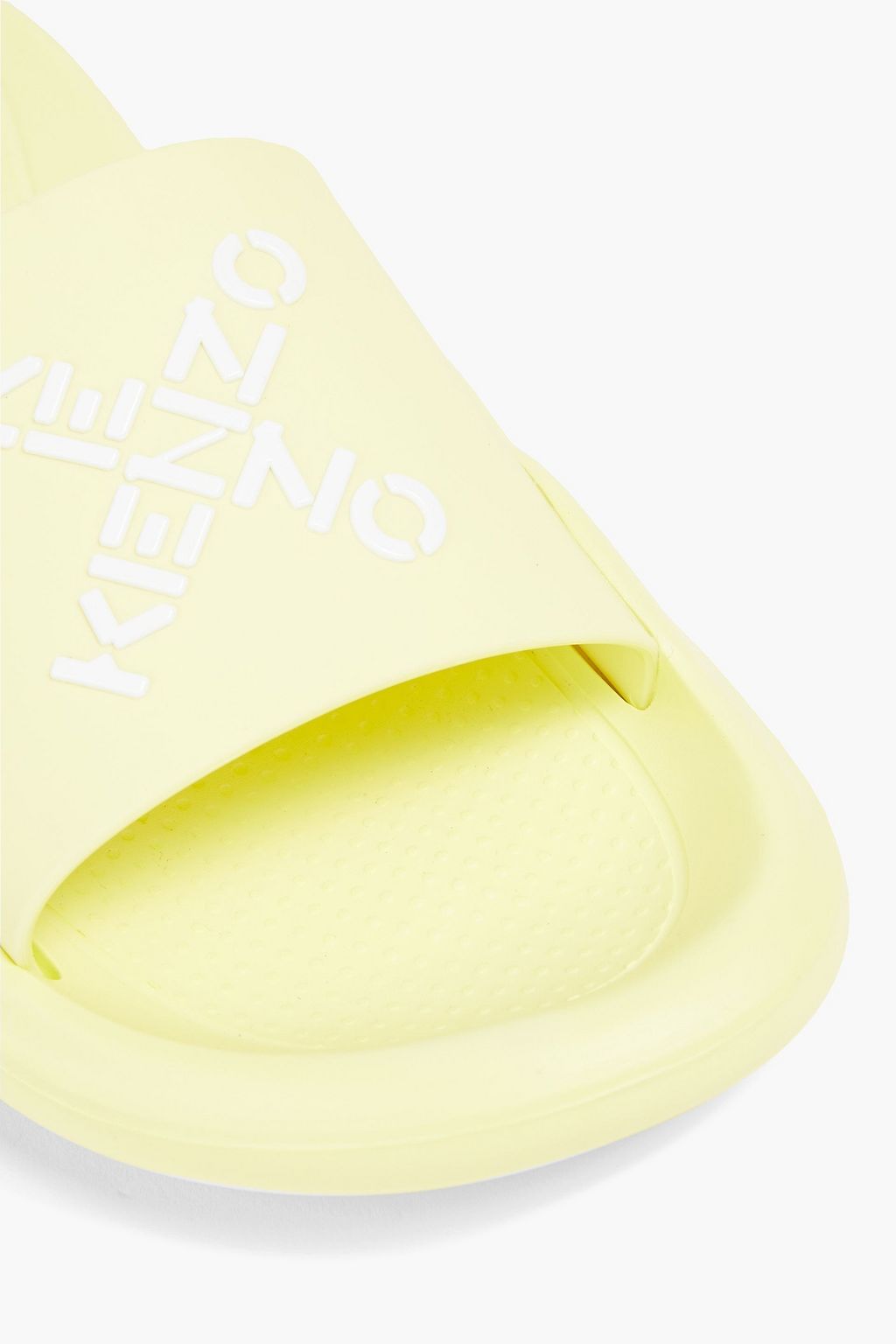 KENZO Pantoletten aus Gummi mit Verzierung