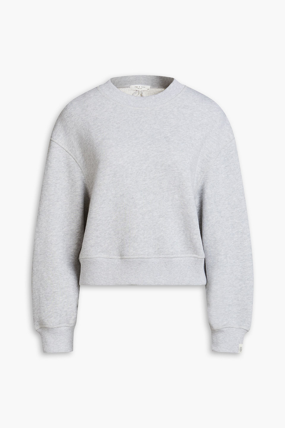 Rag & Bone Vintage Terry Sweatshirt In Light Gray
