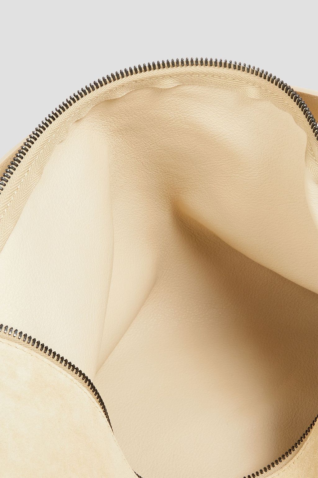 BRUNELLO CUCINELLI Bead-embellished suede shoulder bag