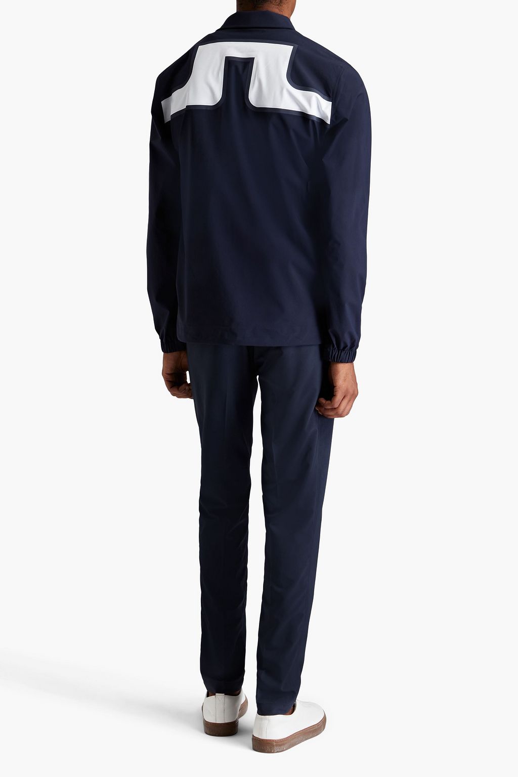 J. LINDEBERG Bridge two-tone shell zip-up golf jacket