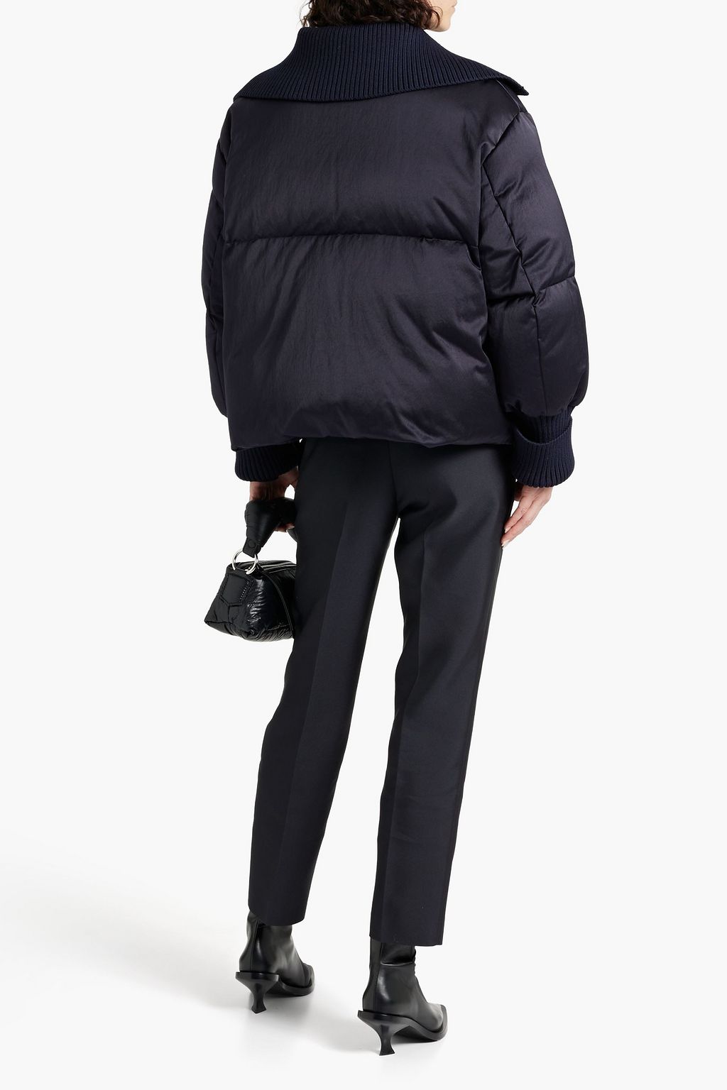 JIL SANDER Quilted shell down jacket