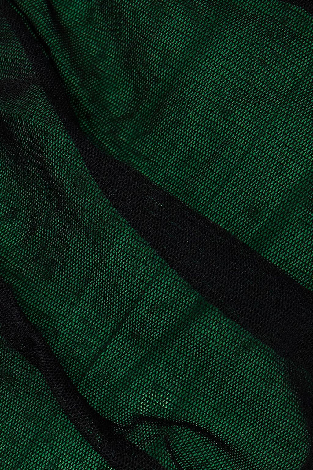ALEXANDER WANG 루쉬 장식 스트레치 메쉬 레이어드 미니 드레스