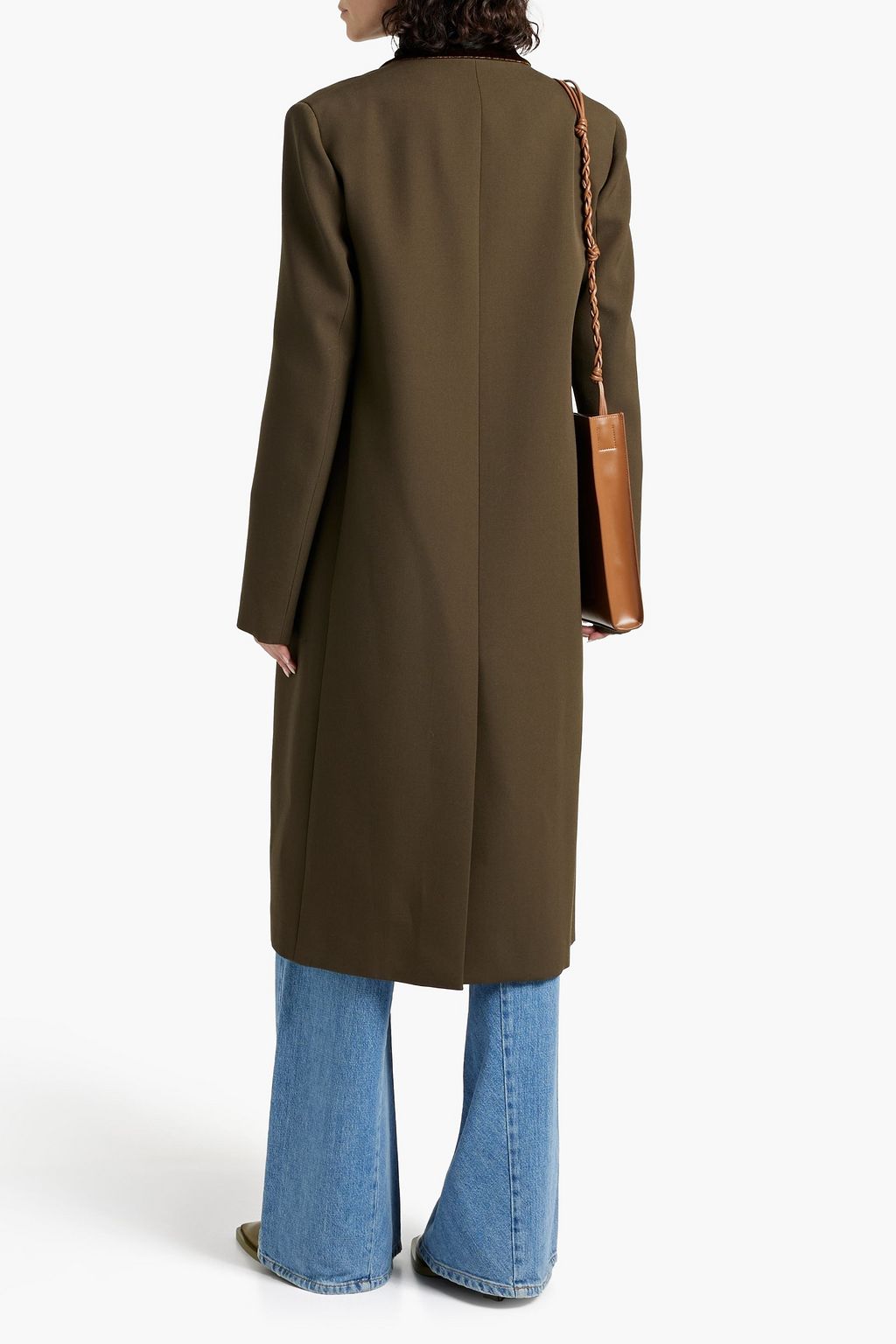 JIL SANDER Wool-twill coat
