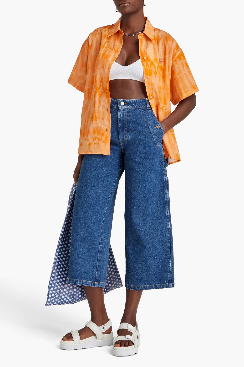 KENZO Tie-dyed cotton shirt