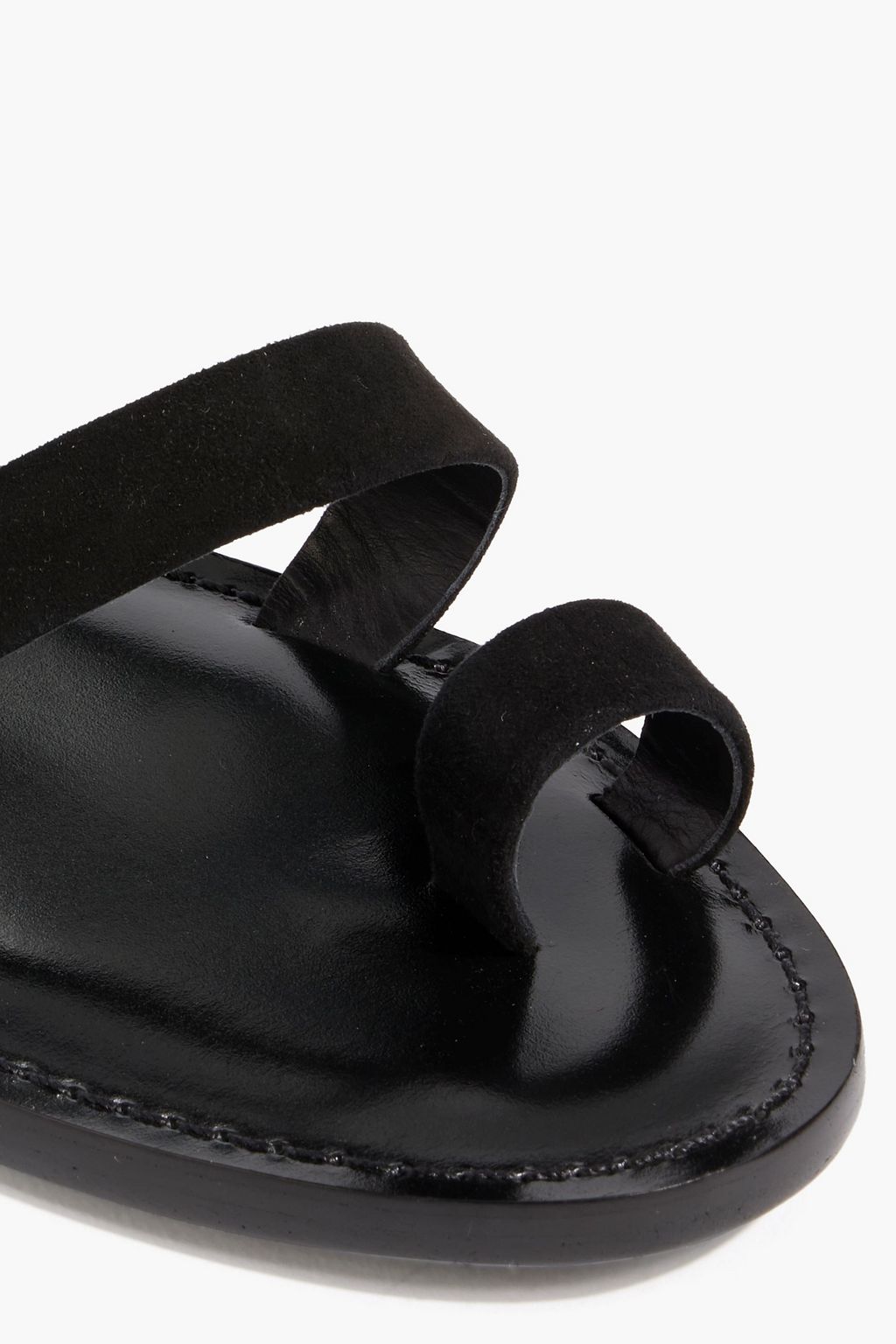 porte & paire suede sandals