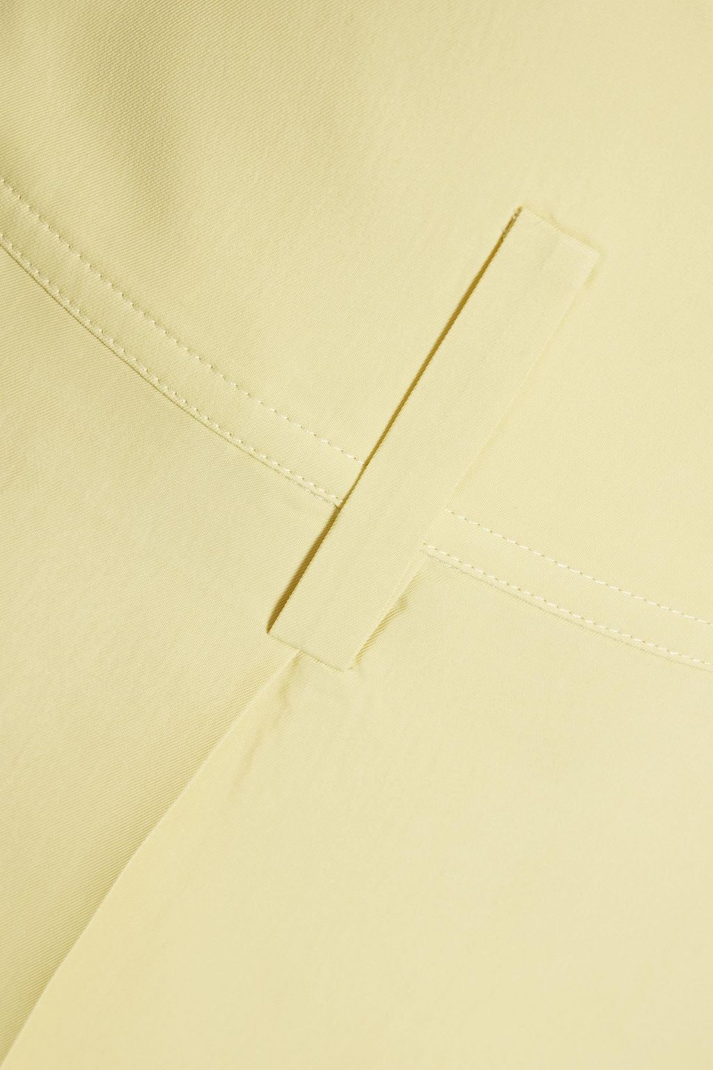 JIL SANDER Pleated twill midi skirt