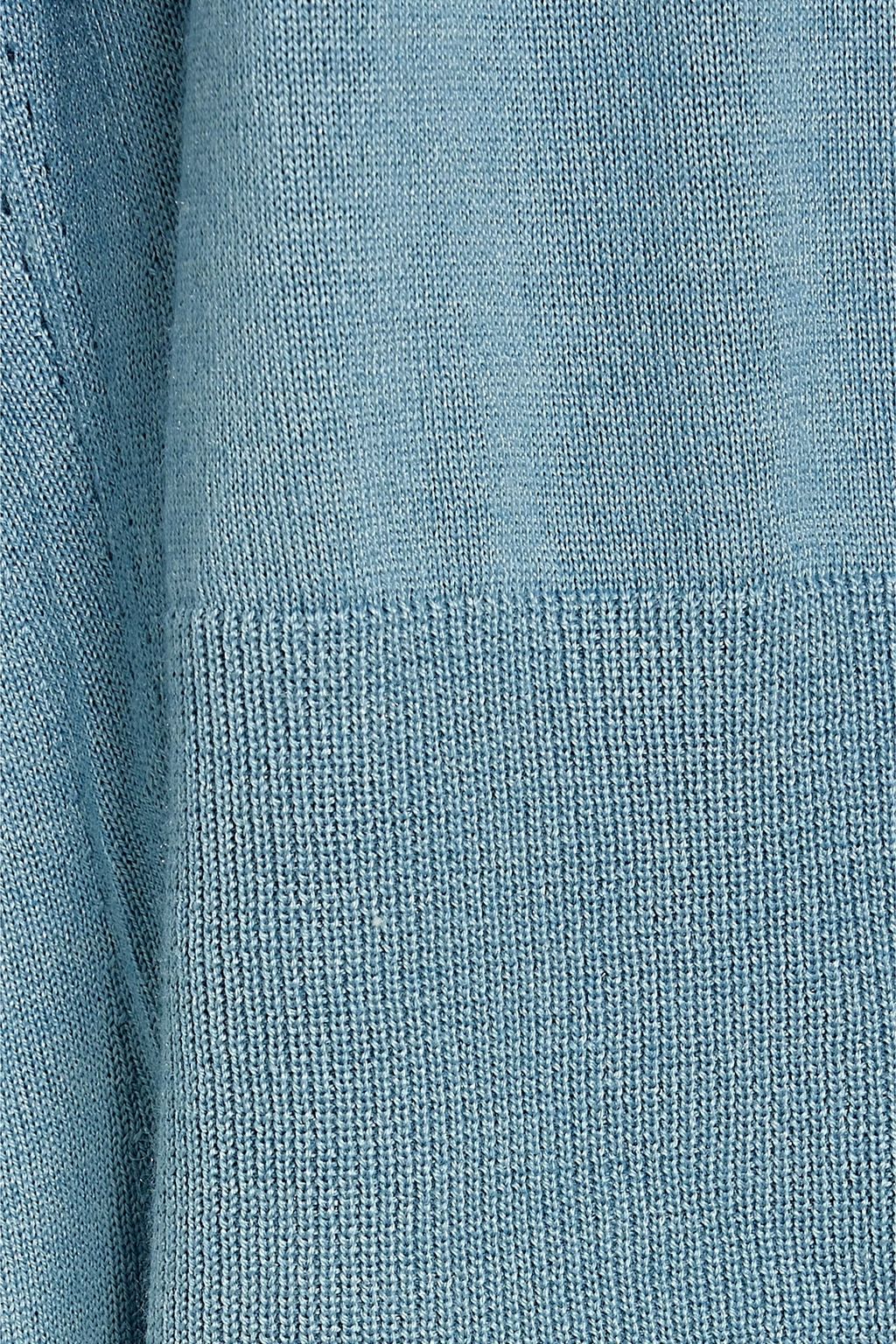 JIL SANDER Cashmere, wool and silk-blend top