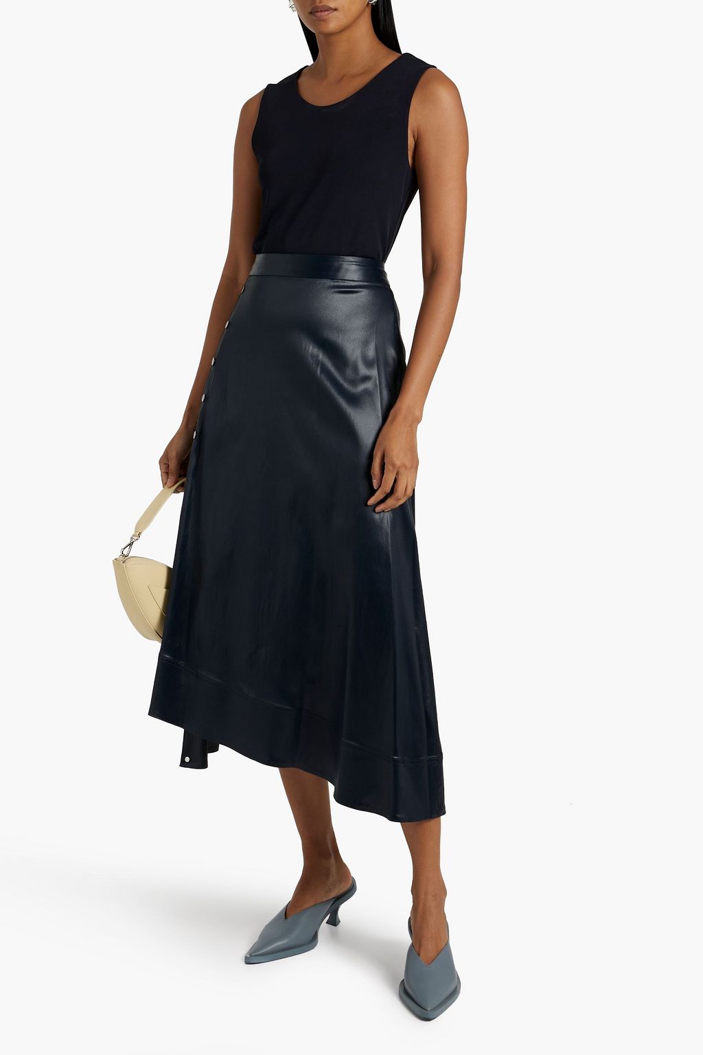 JIL SANDER Body aus Stretch-Strick