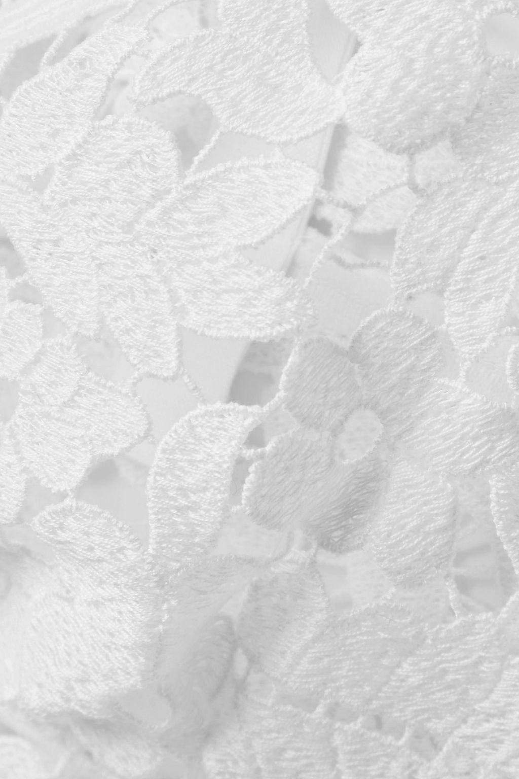DOLCE&GABBANA Bustier aus Guipure-Spitze aus einer Leinenmischung