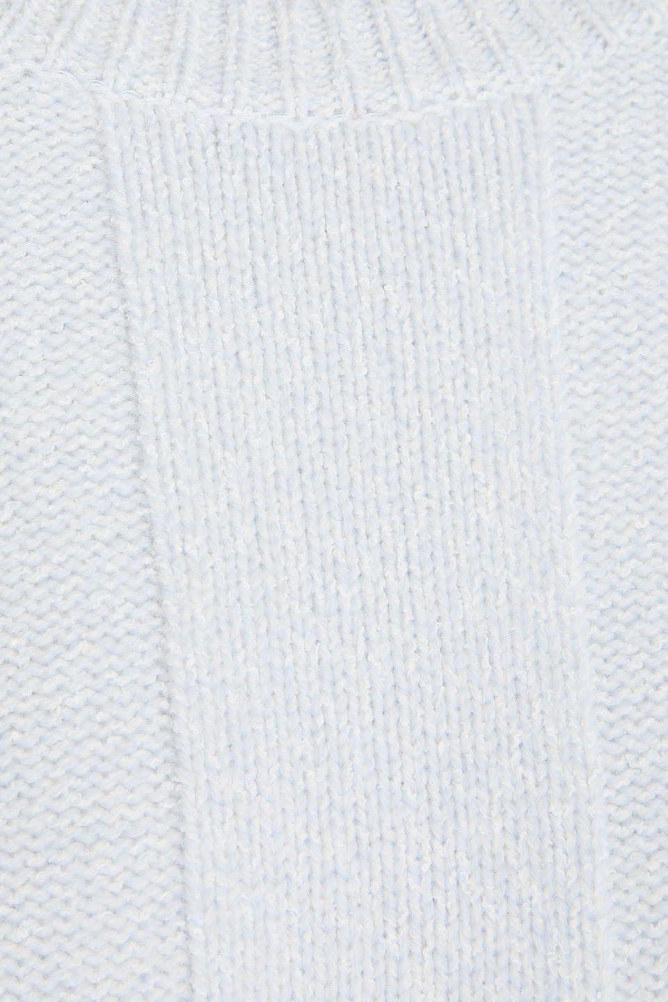 Theory Pullover Aus Einer Gerippten Wollmischung In Himmelblau