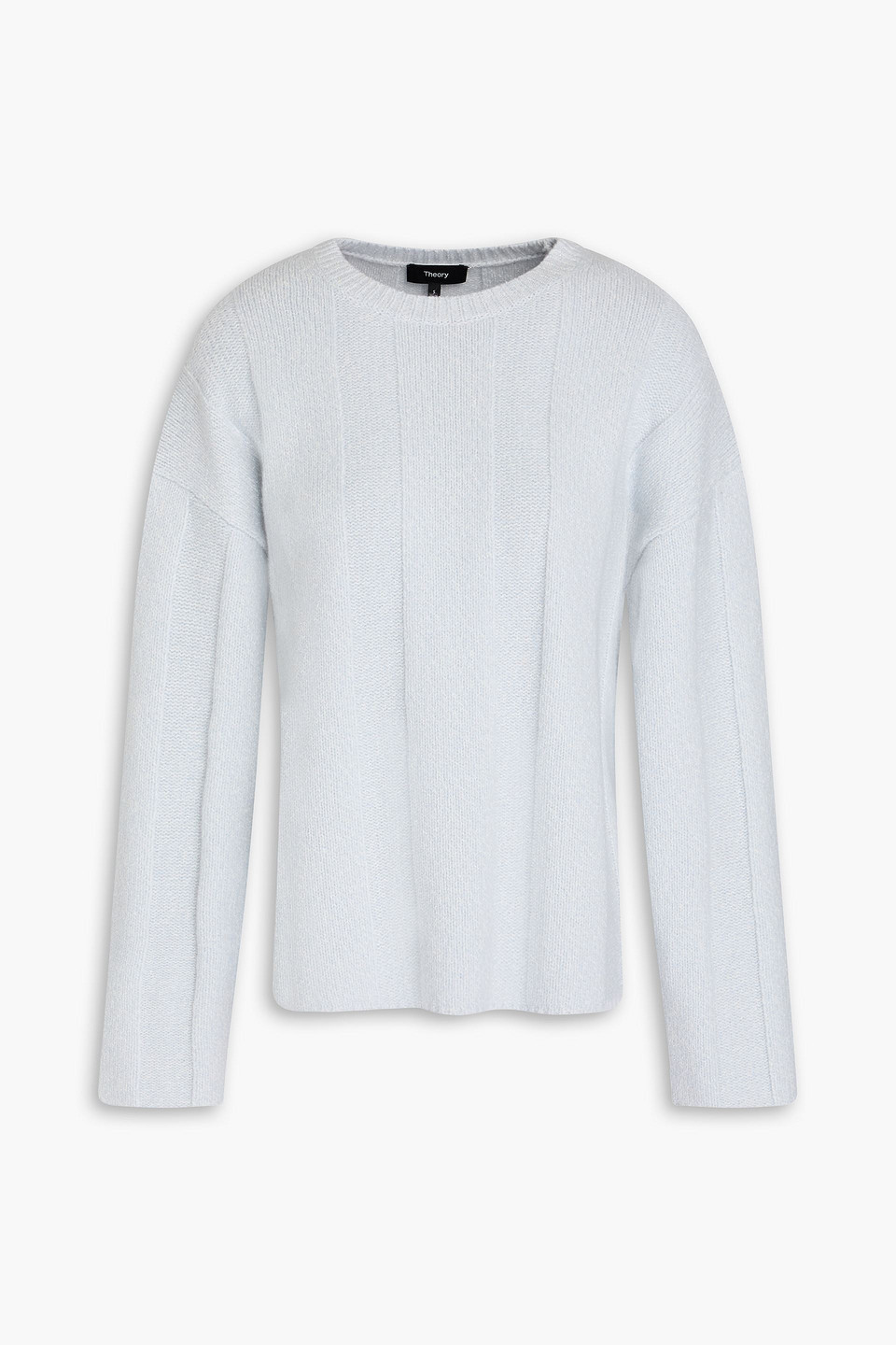 Theory - Ribbed wool-blend sweater - Blue - M