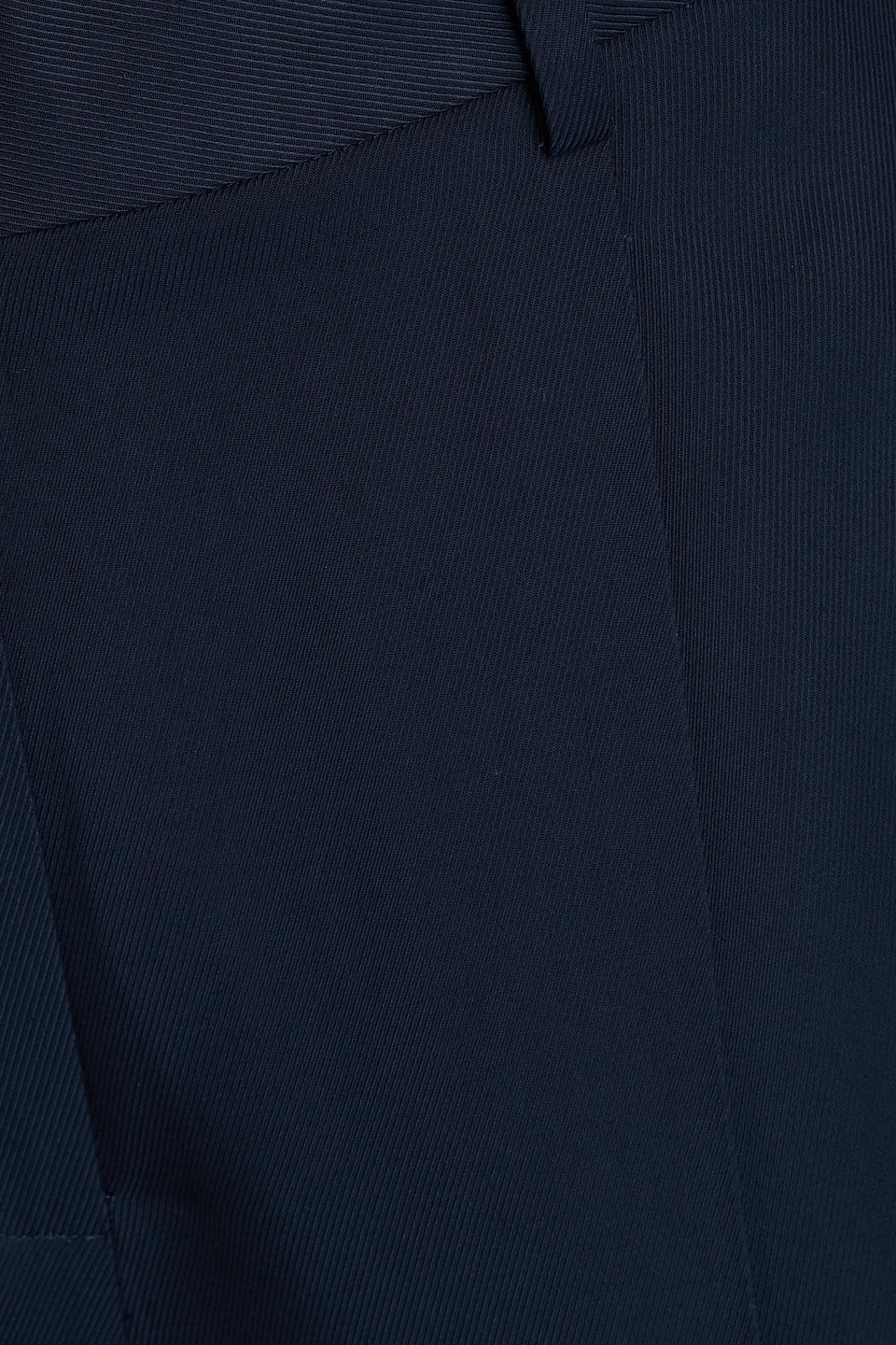 Shop Theory Twill Wide-leg Pants In Marineblau