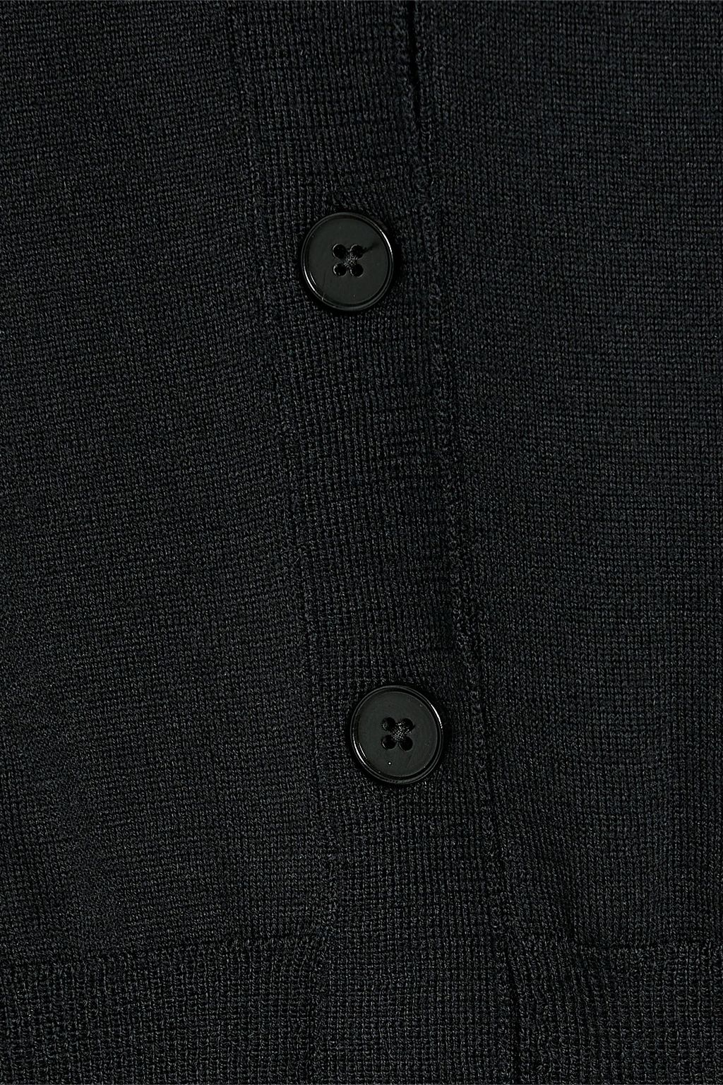 JIL SANDER Sequin-embellished wool cardigan