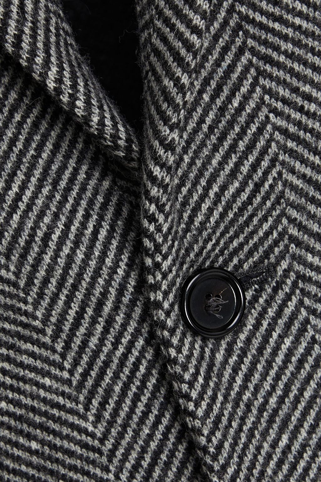 DOLCE&GABBANA Herringbone wool-blend coat
