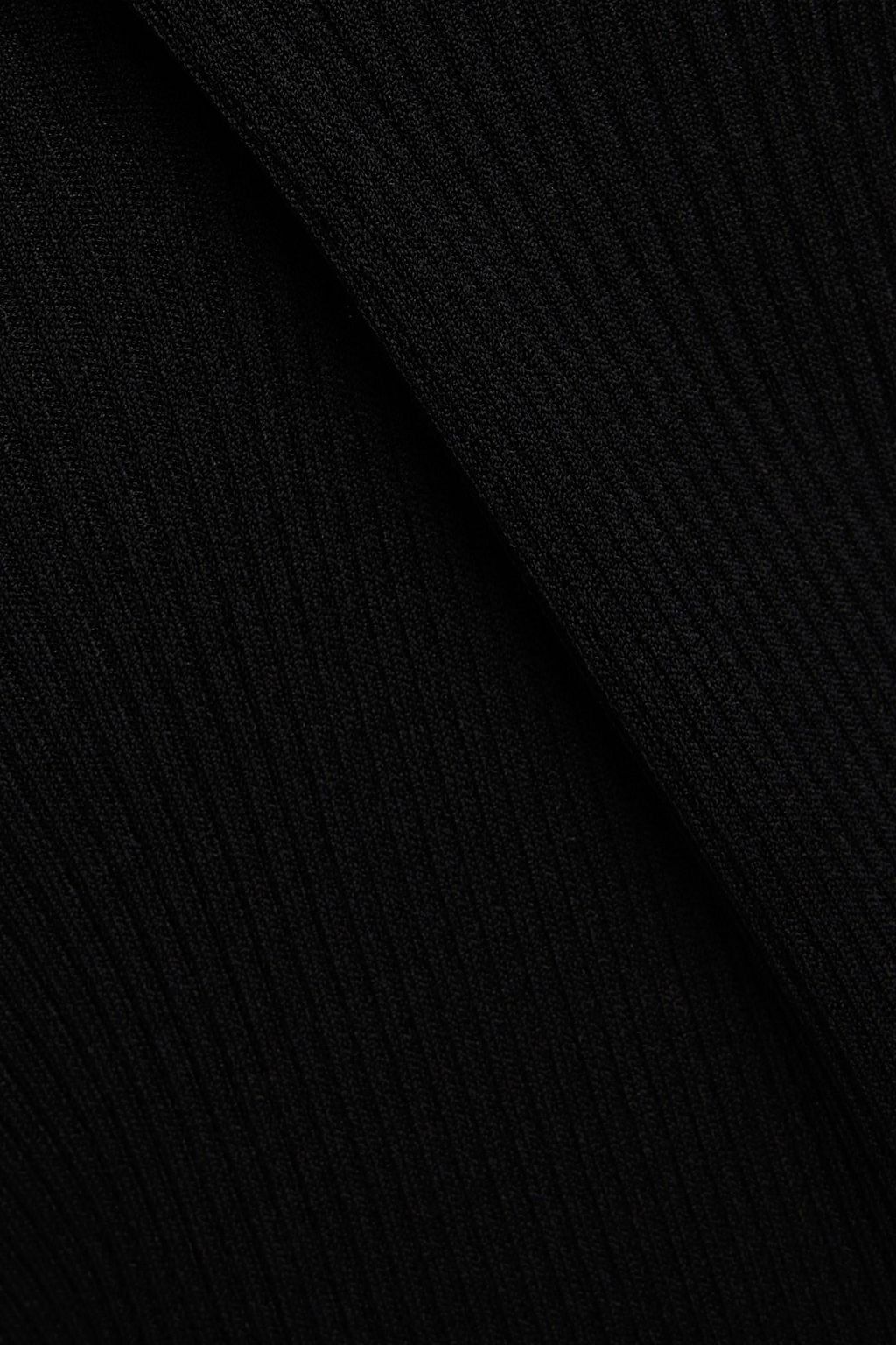 RAG & BONE فستان متوسط الطول «آشر» من نسيج بحبكة مضلّعة