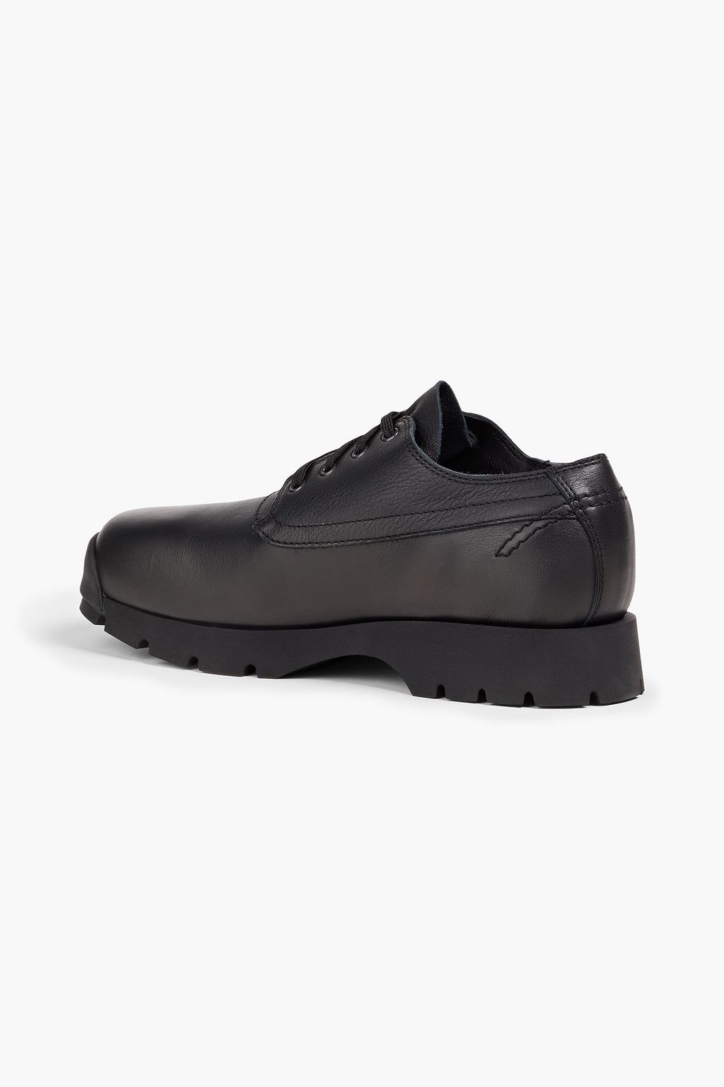 JIL SANDER Hammered leather brogues