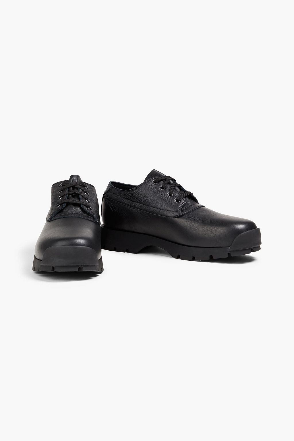 JIL SANDER Hammered leather brogues