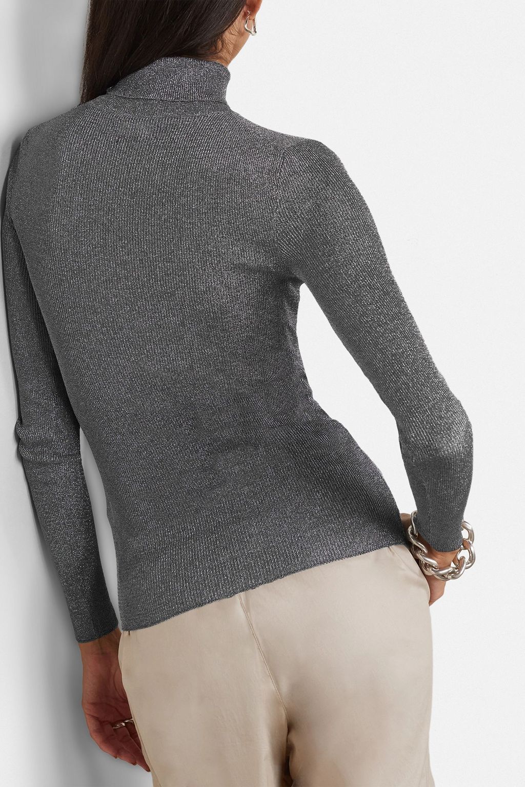 ISABEL MARANT ニット タートルネックセーター メタリック