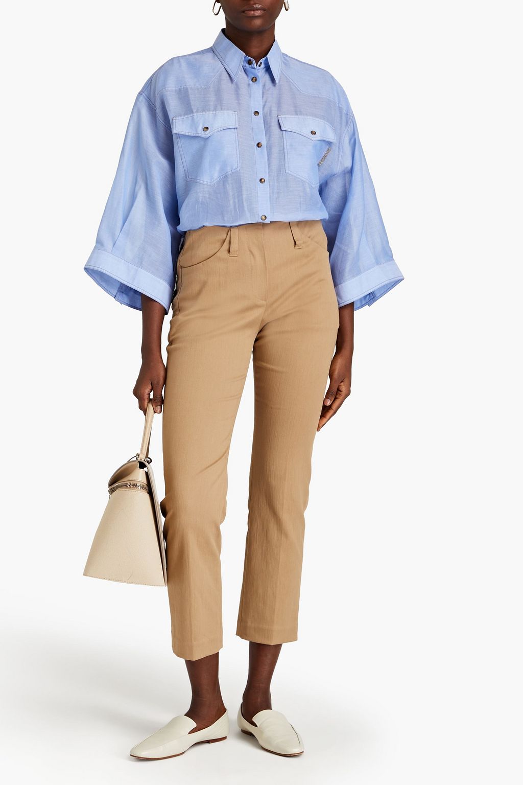 BRUNELLO CUCINELLI Cotton slim-leg pants