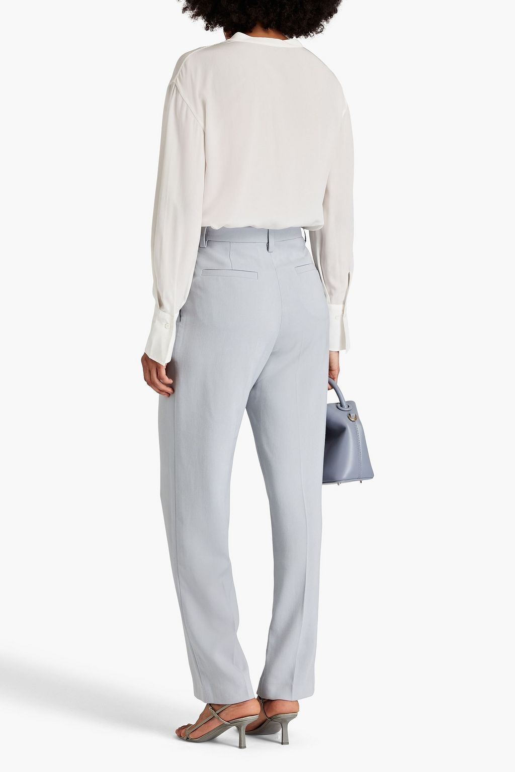 BRUNELLO CUCINELLI Pleated twill tapered pants