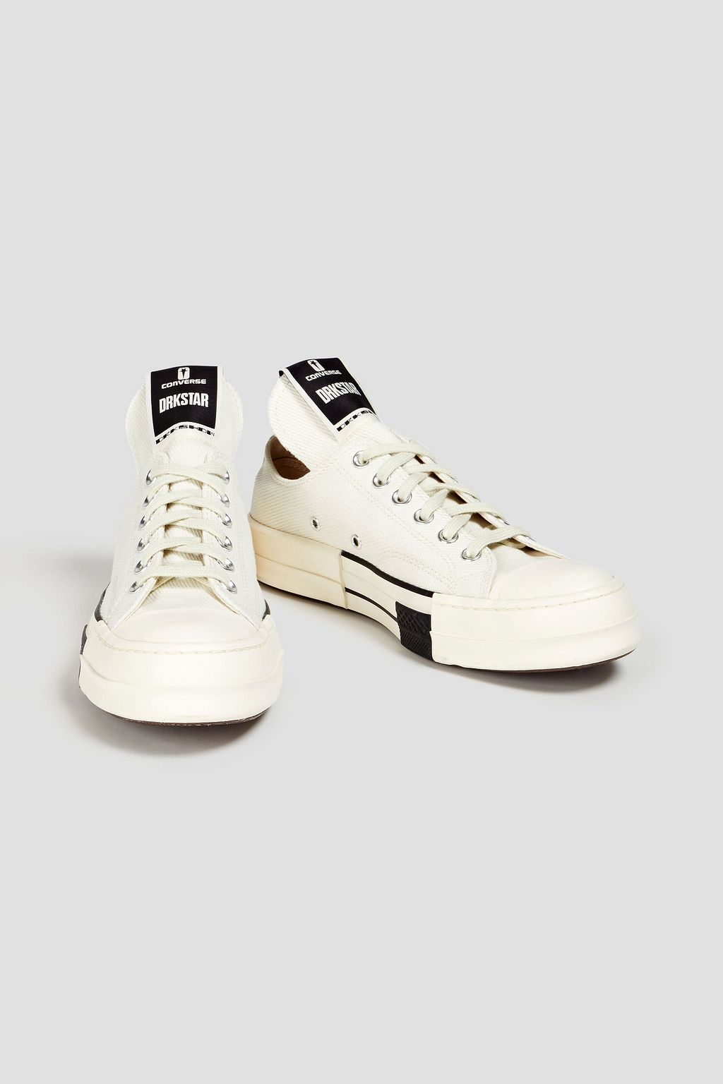 CONVERSE + DRKSHDW DRKSTAR OX canvas sneakers