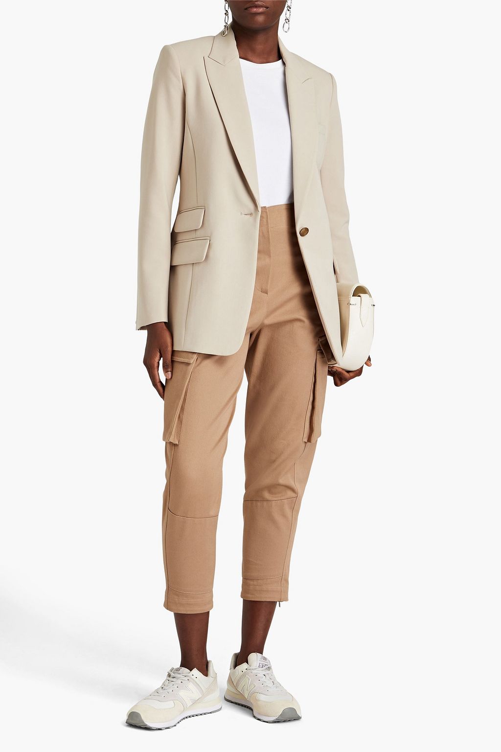 RAG & BONE Foster crepe blazer
