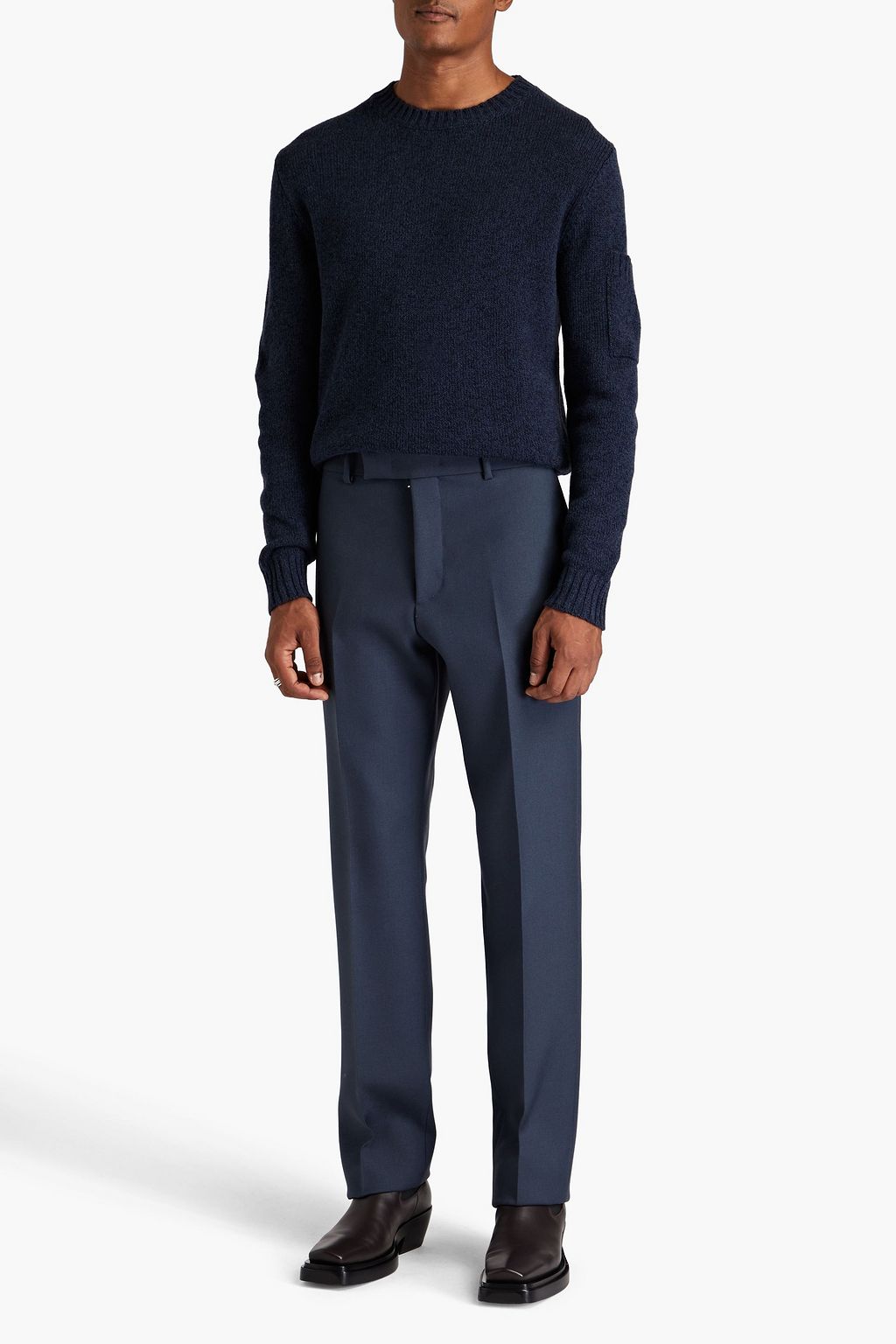 JIL SANDER Wool-twill pants
