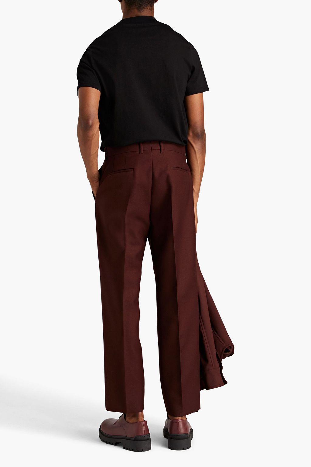 JIL SANDER Wool-twill pants
