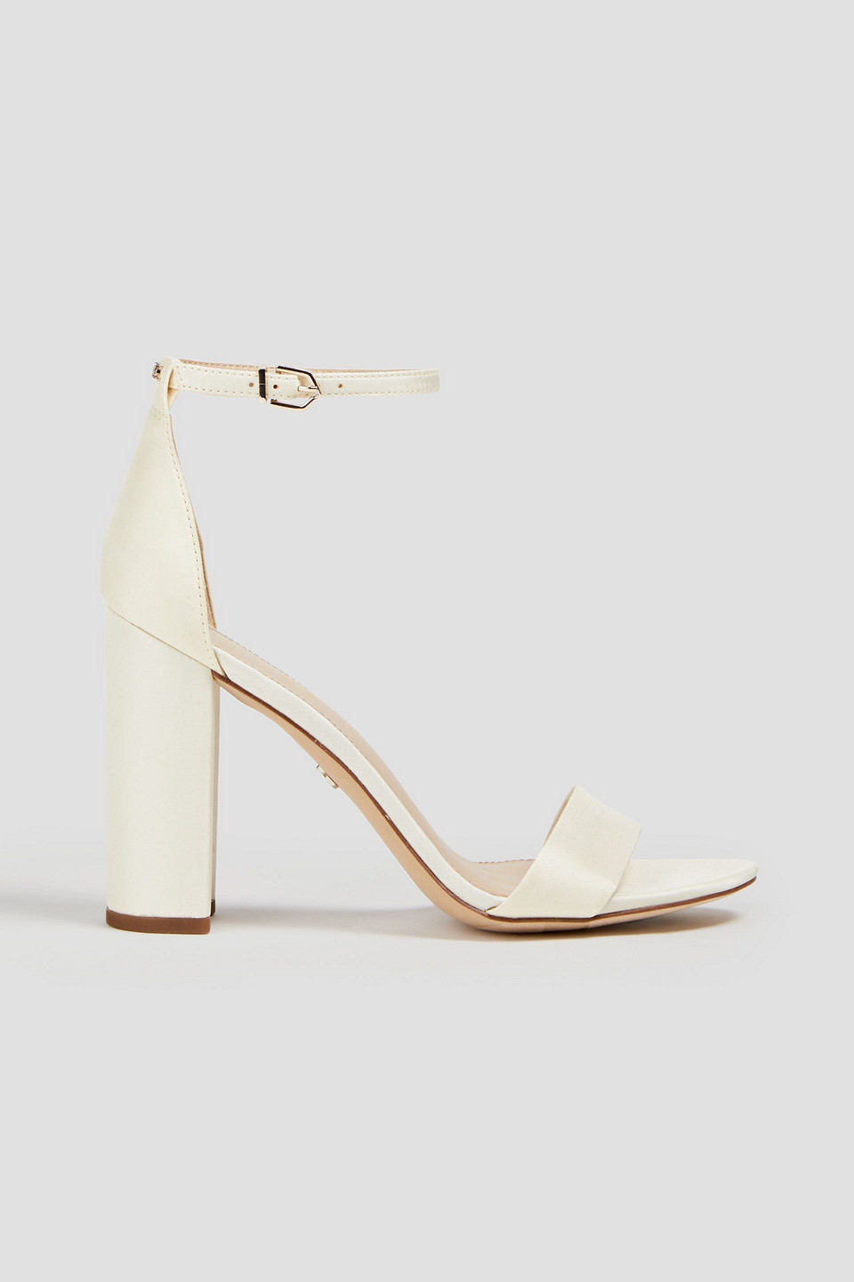 Sam Edelman - Yaro silk-satin sandals - White - EU 41