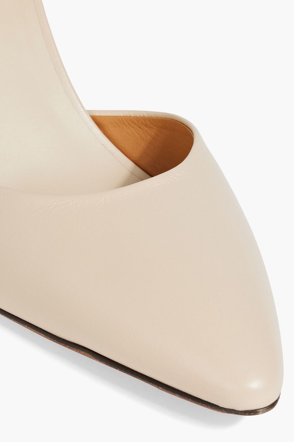 CHLOÉ Rebecca leather wedge pumps