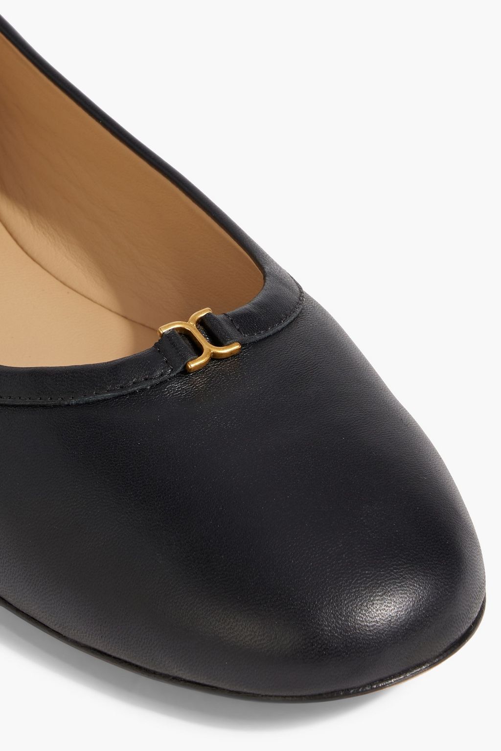 CHLOÉ Marcie embellished leather ballet flats