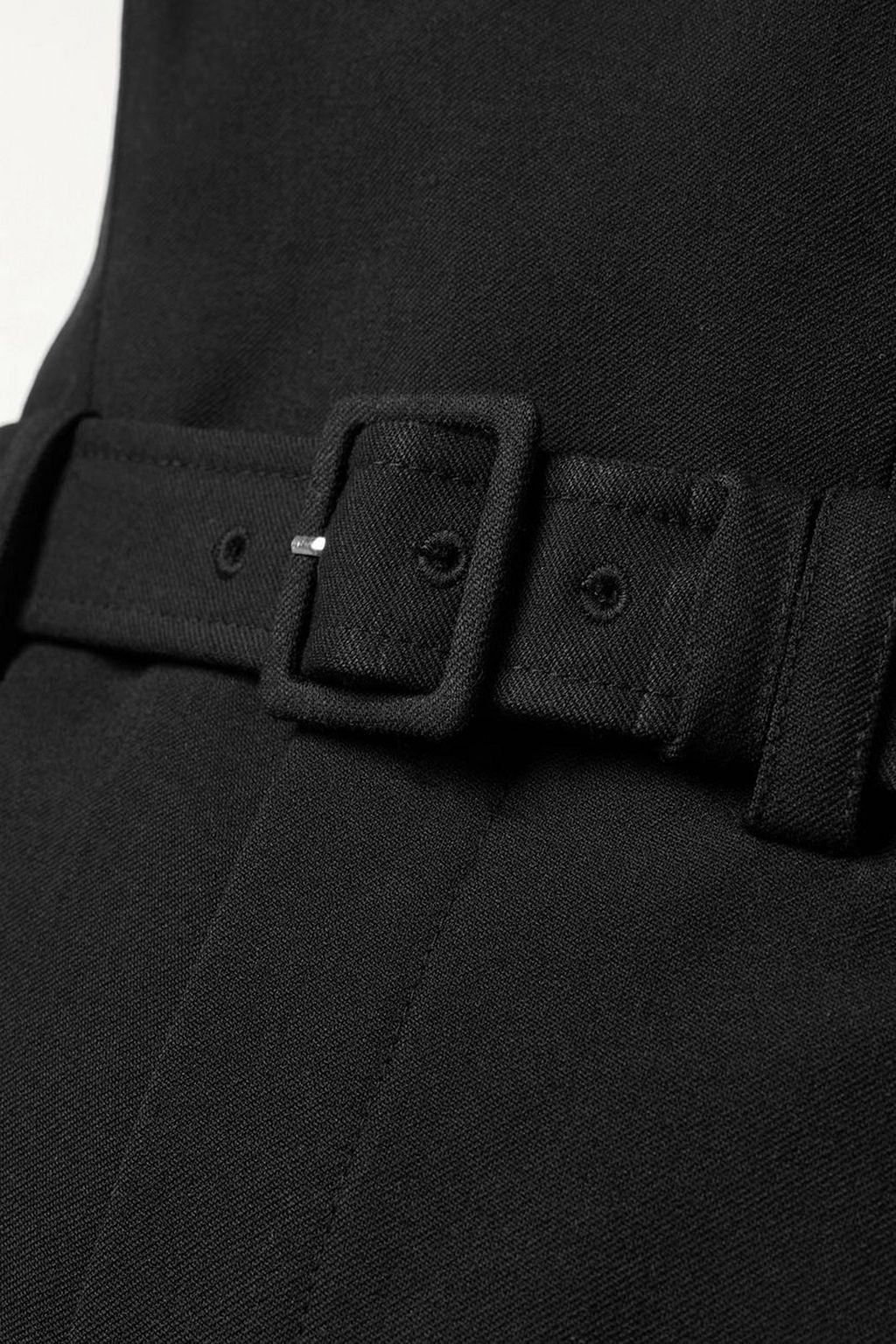 A.L.C. Kate strapless belted twill jumpsuit