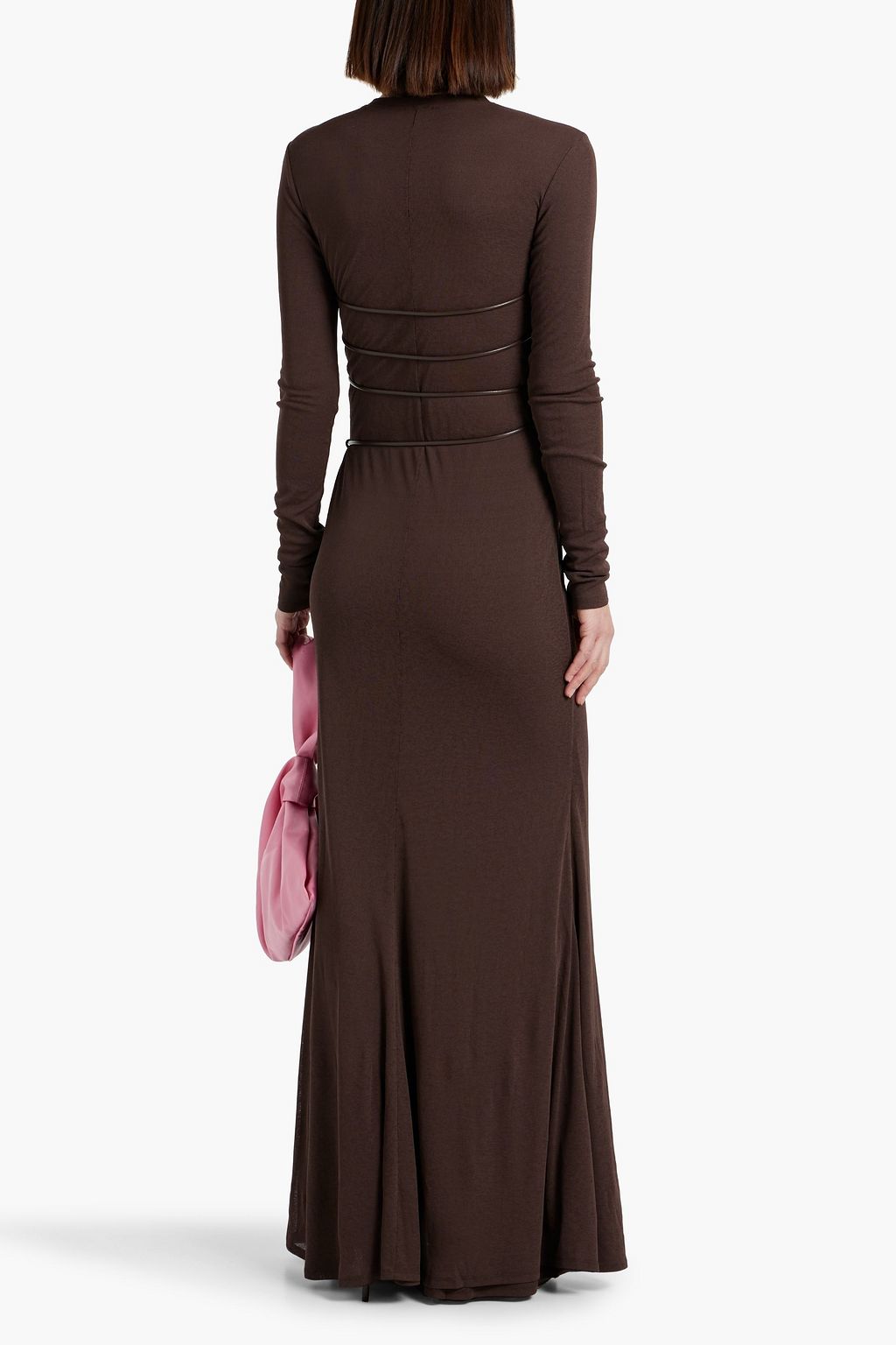 NANUSHKA Marghe wrap-effect jersey maxi dress