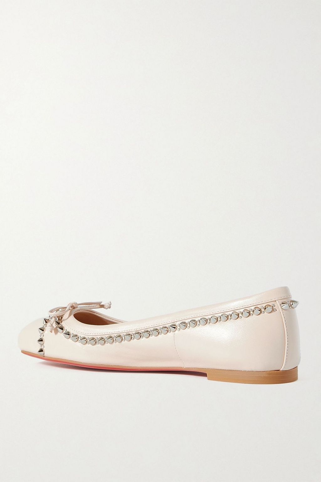 CHRISTIAN LOUBOUTIN Mamadrague spiked leather ballet flats