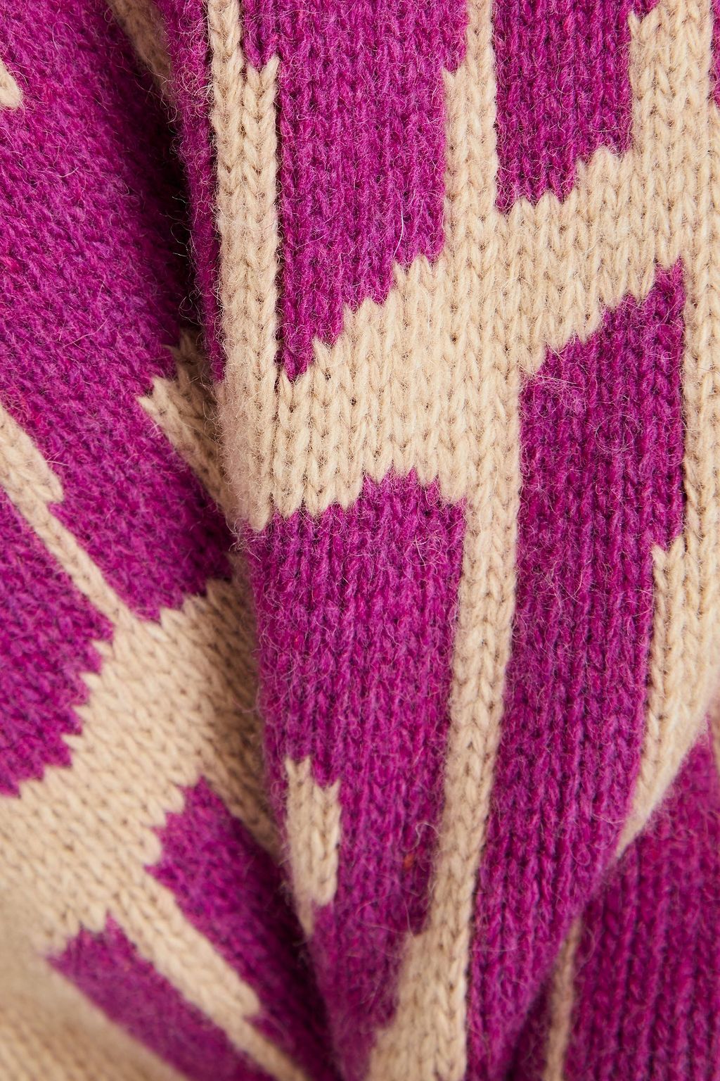GANNI Strickpullover mit Intarsienmuster