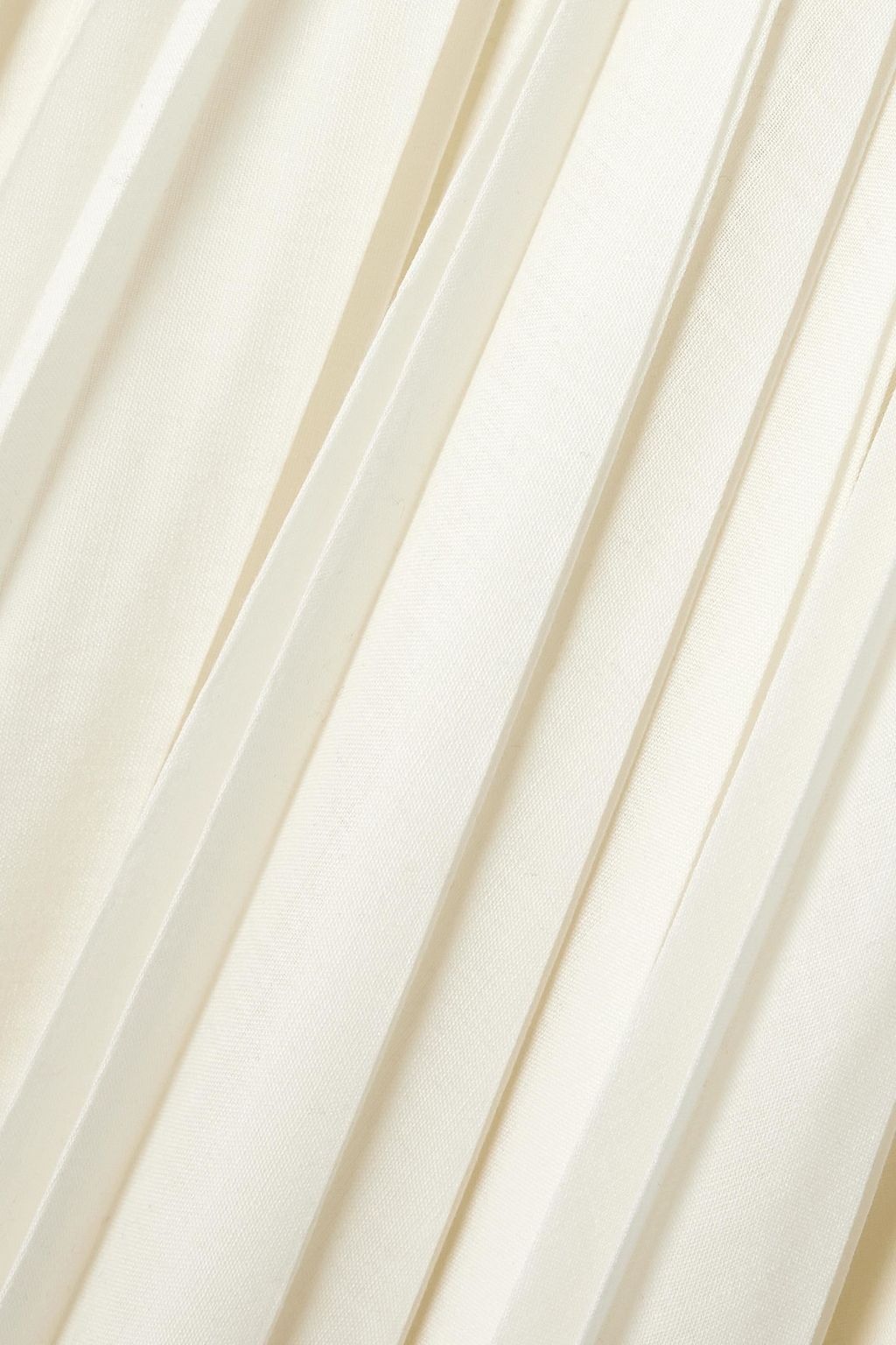 GABRIELA HEARST Mitchell pleated layered merino wool and cashmere-blend maxi skirt