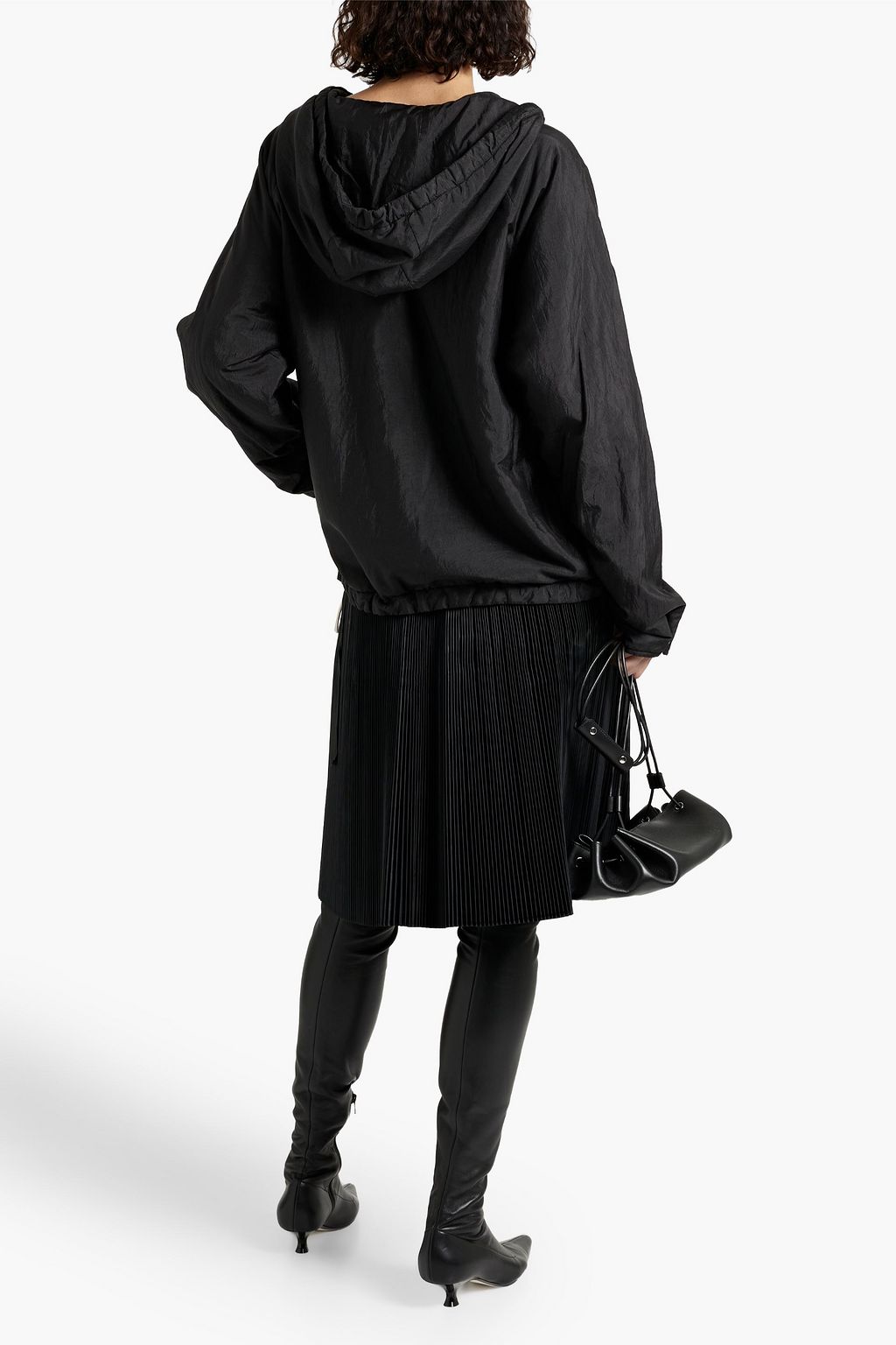 JIL SANDER Shell hooded jacket