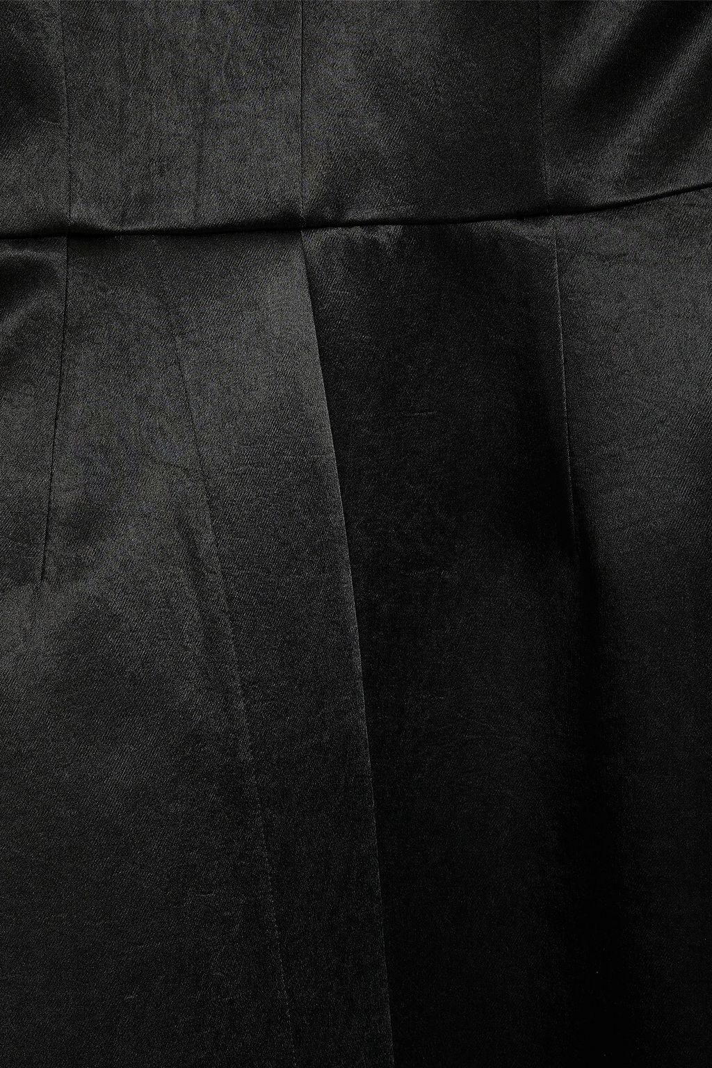 JIL SANDER Bow-embellished satin midi dress